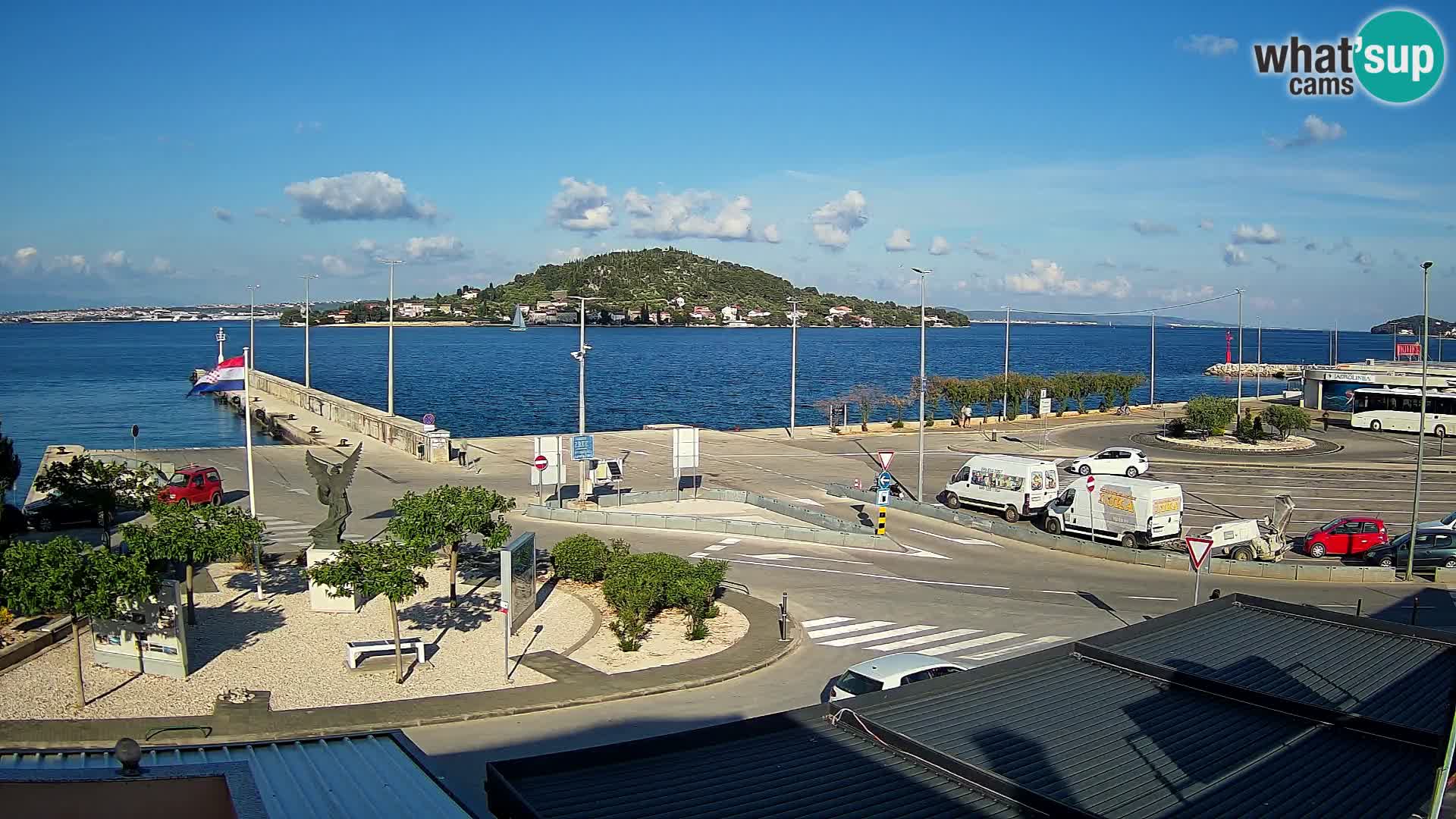 Webcam Ugljan – Preko Ferry to Zadar