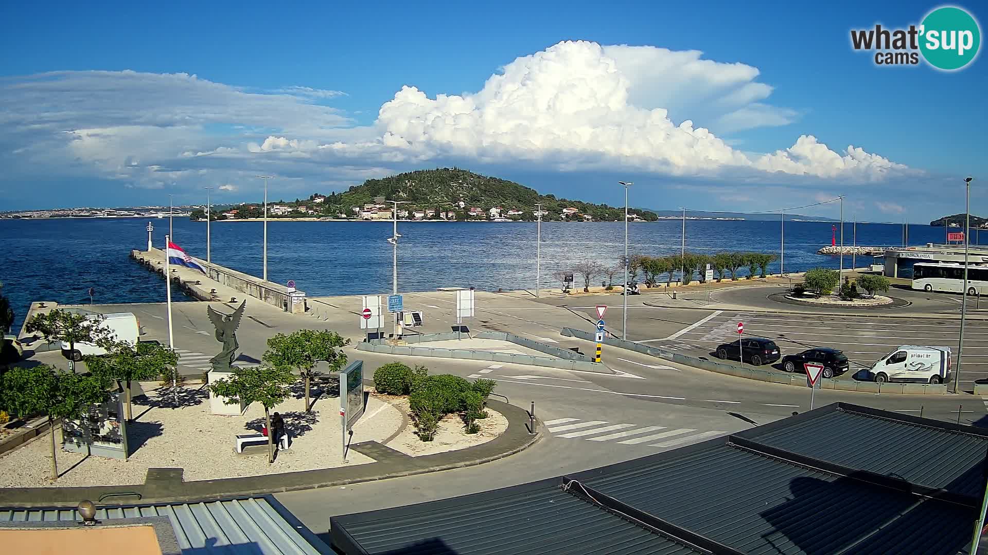 Webcam Ugljan – Preko Ferry to Zadar