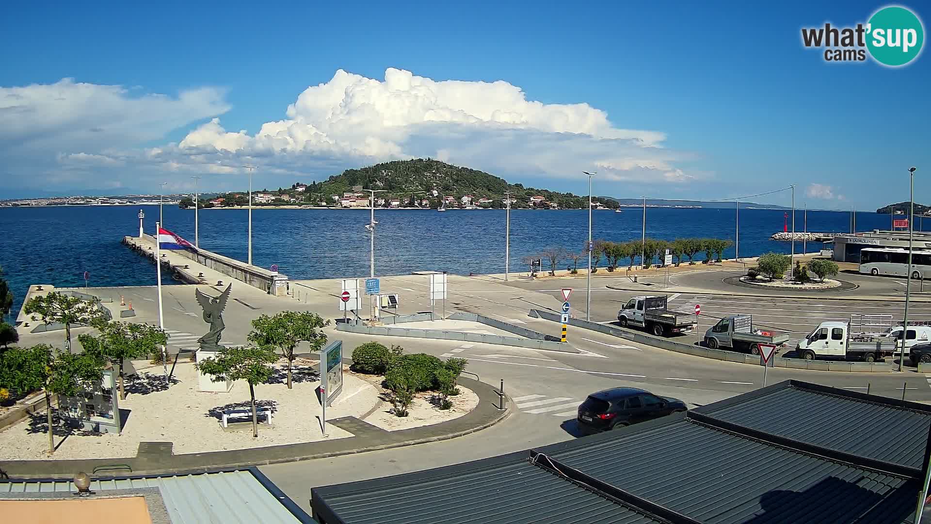 Web kamera Ugljan – Preko trajekt za Zadar
