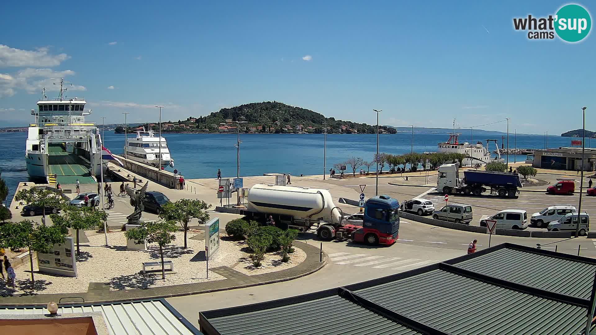 Webcam Ugljan – Preko Ferry to Zadar