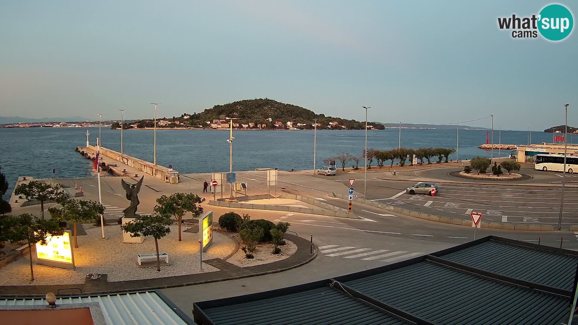 Webcam Ugliano – terminal traghetto da Preko a Zara