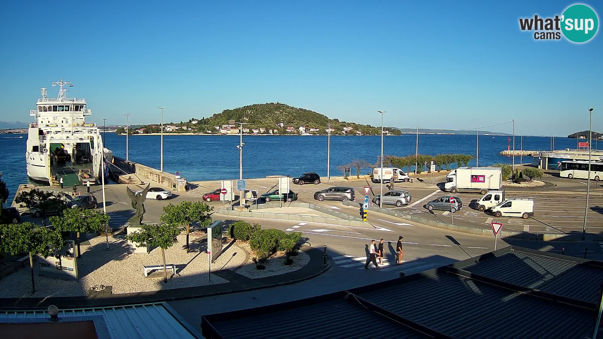 Webcam Ugljan – Preko Ferry to Zadar