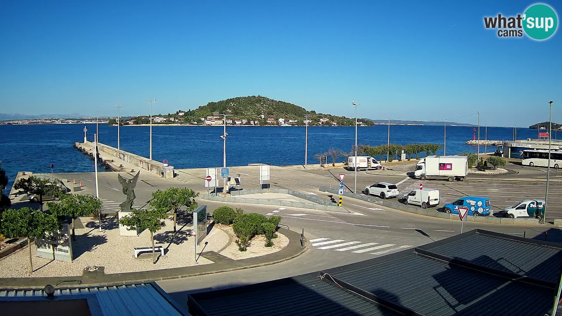 Webcam Ugljan – Preko Ferry to Zadar