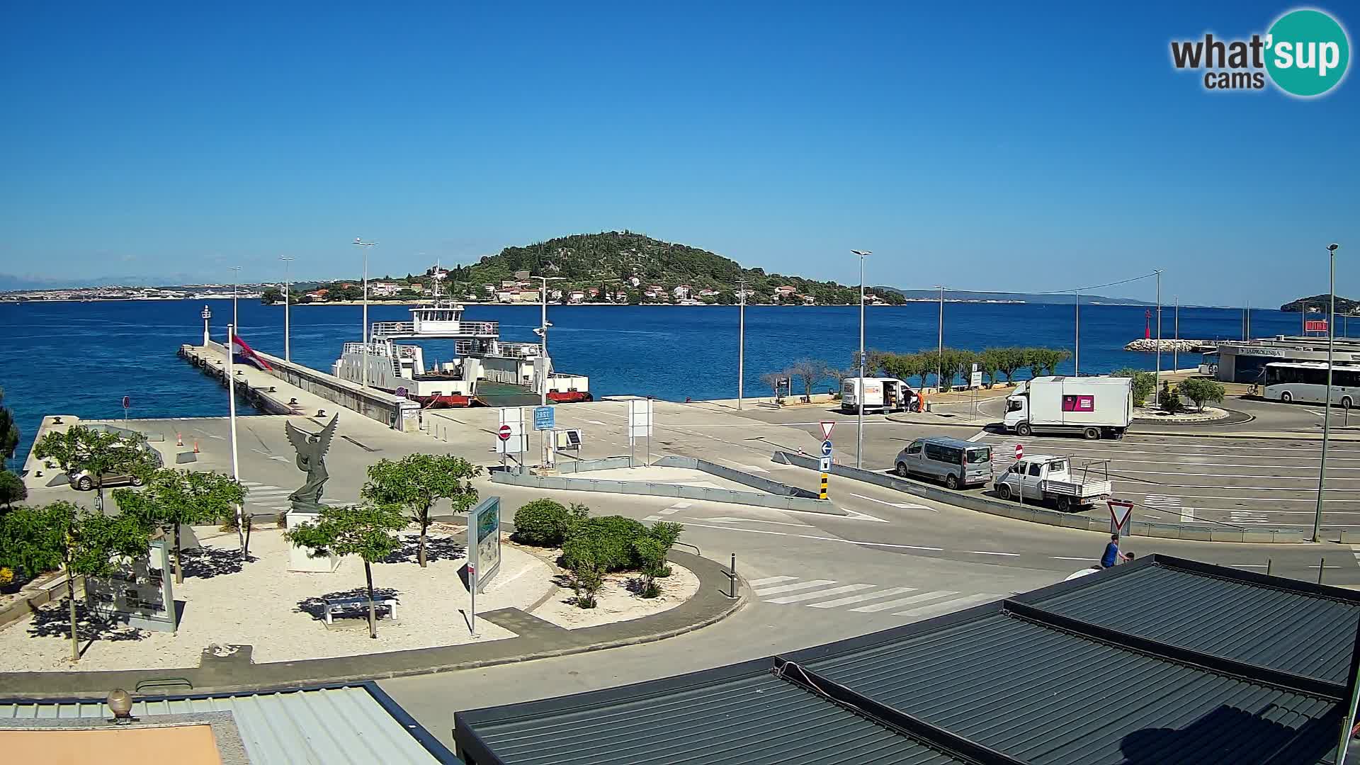 Webcam Ugljan – Preko Ferry to Zadar