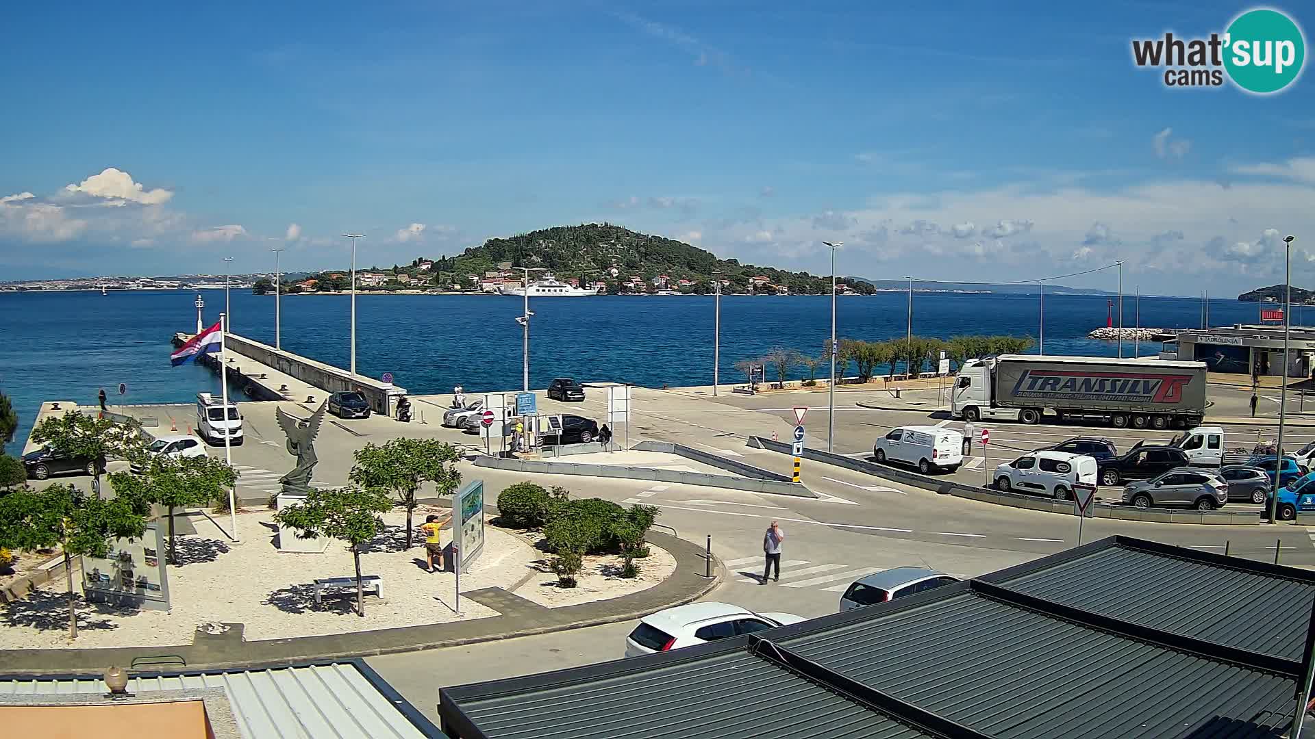 Webcam Ugljan – Preko Ferry to Zadar