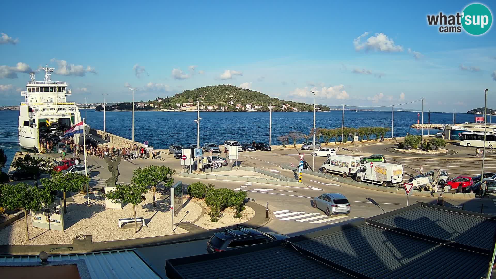 Webcam Ugljan – Preko Ferry to Zadar