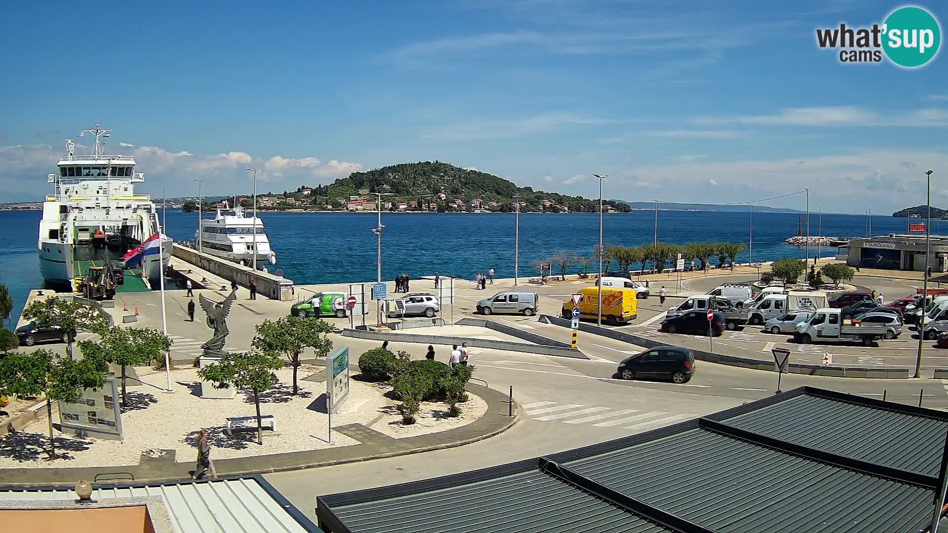 Webcam Ugljan – Preko Ferry to Zadar