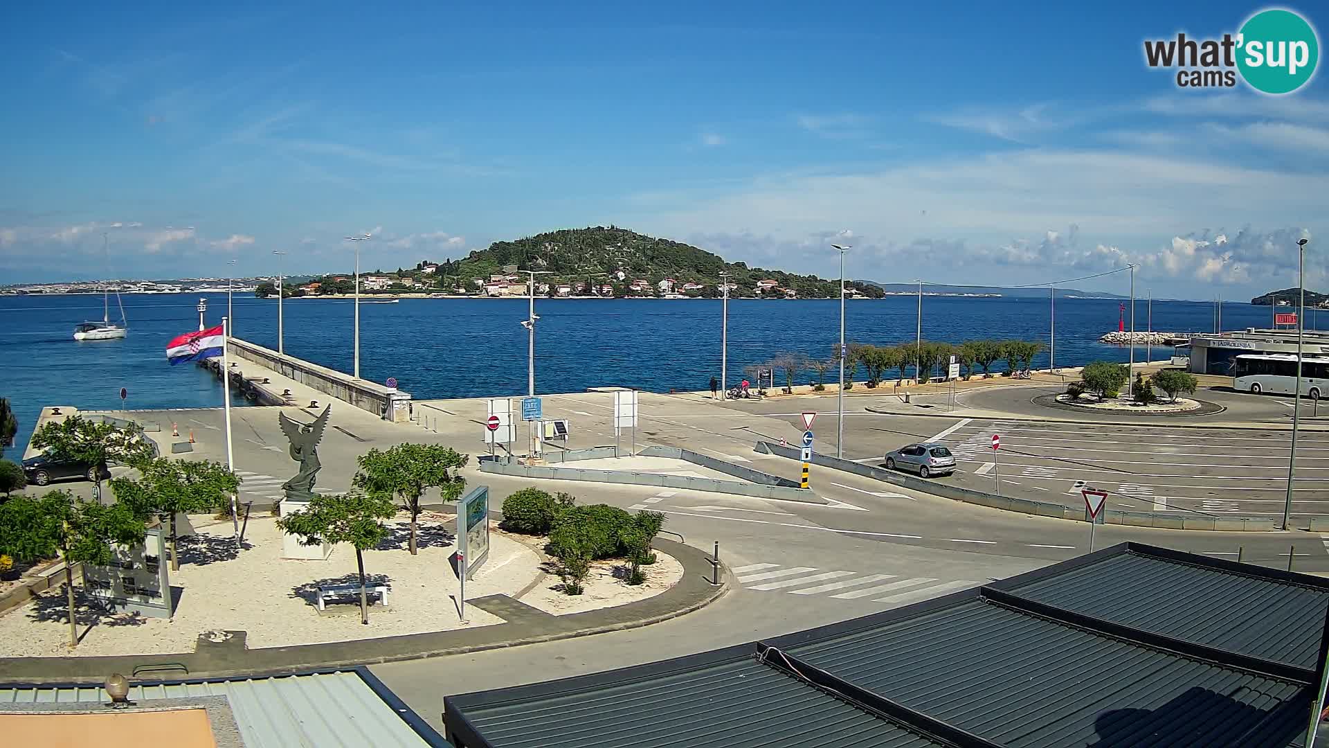 Webcam Ugljan – Preko Ferry to Zadar