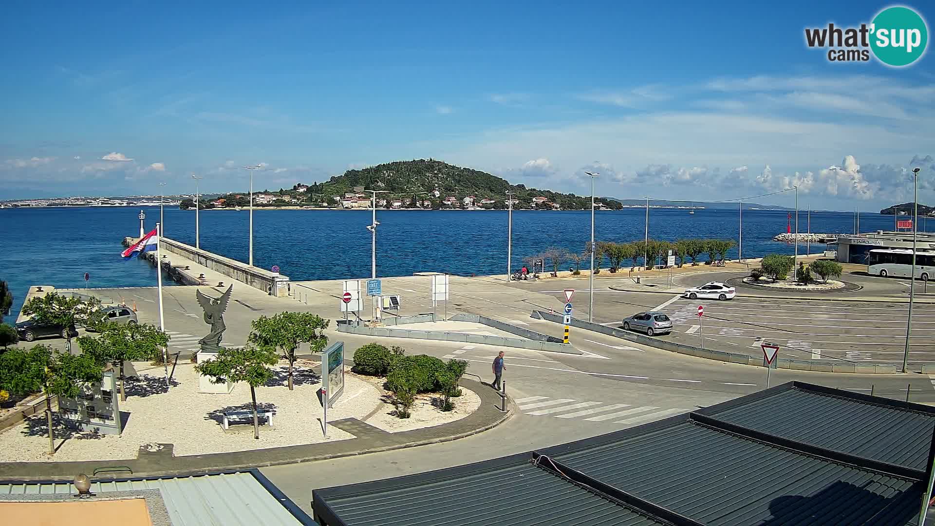 Webcam Ugljan – Preko Ferry to Zadar
