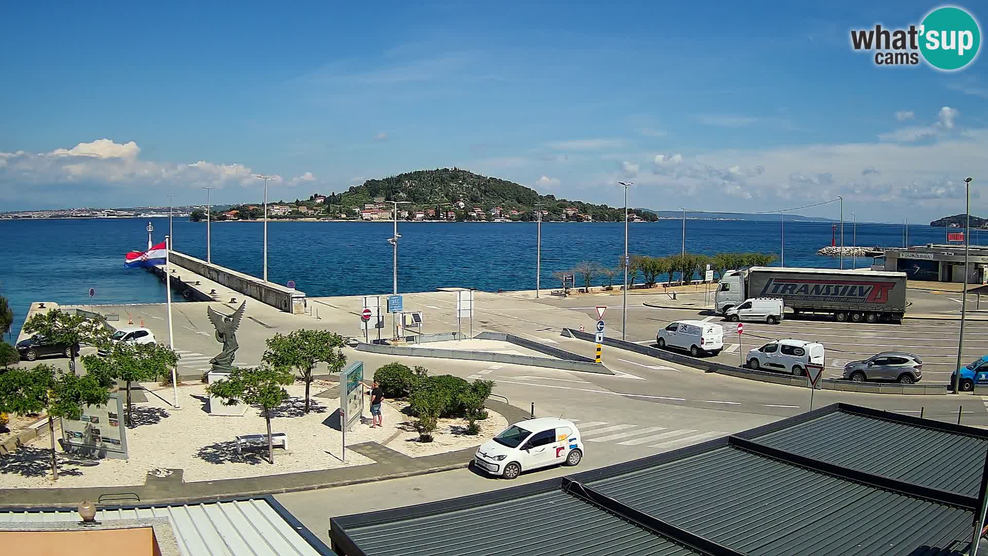 Webcam Ugljan – Preko Ferry to Zadar