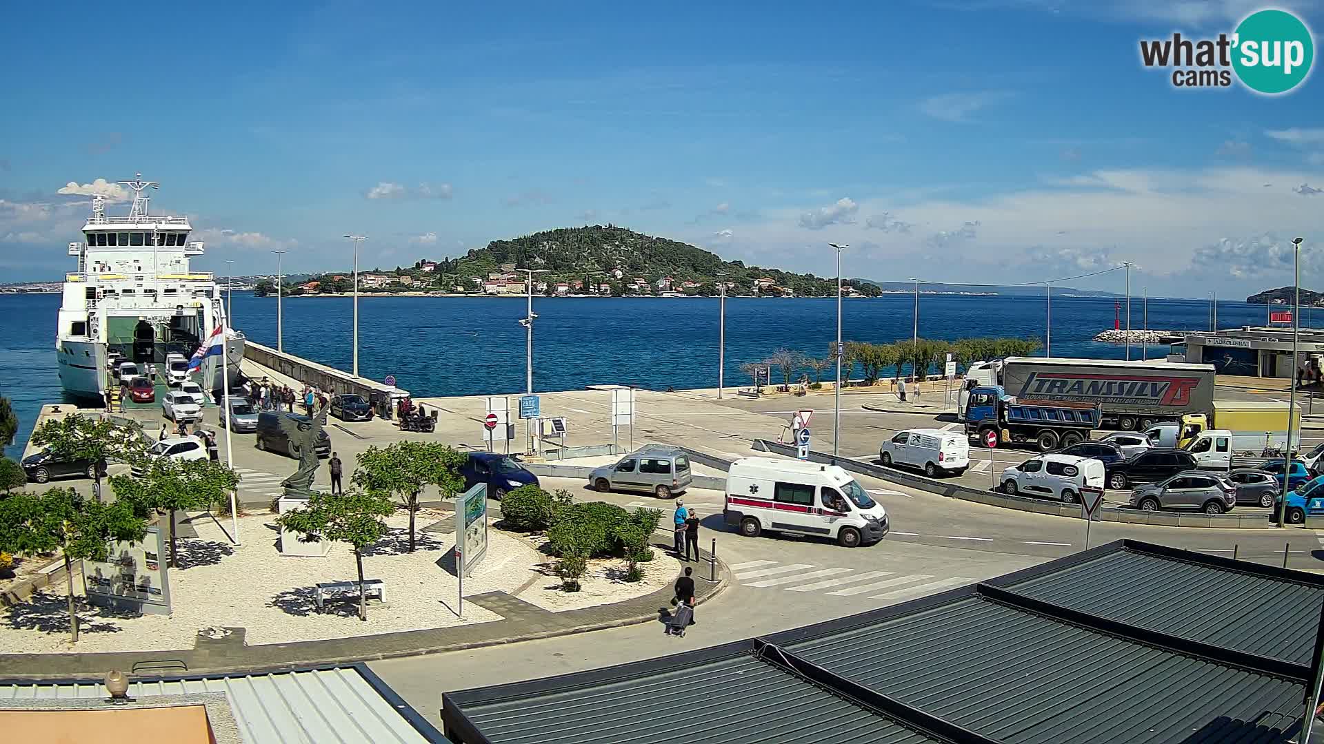 Webcam Ugljan – Preko Ferry to Zadar