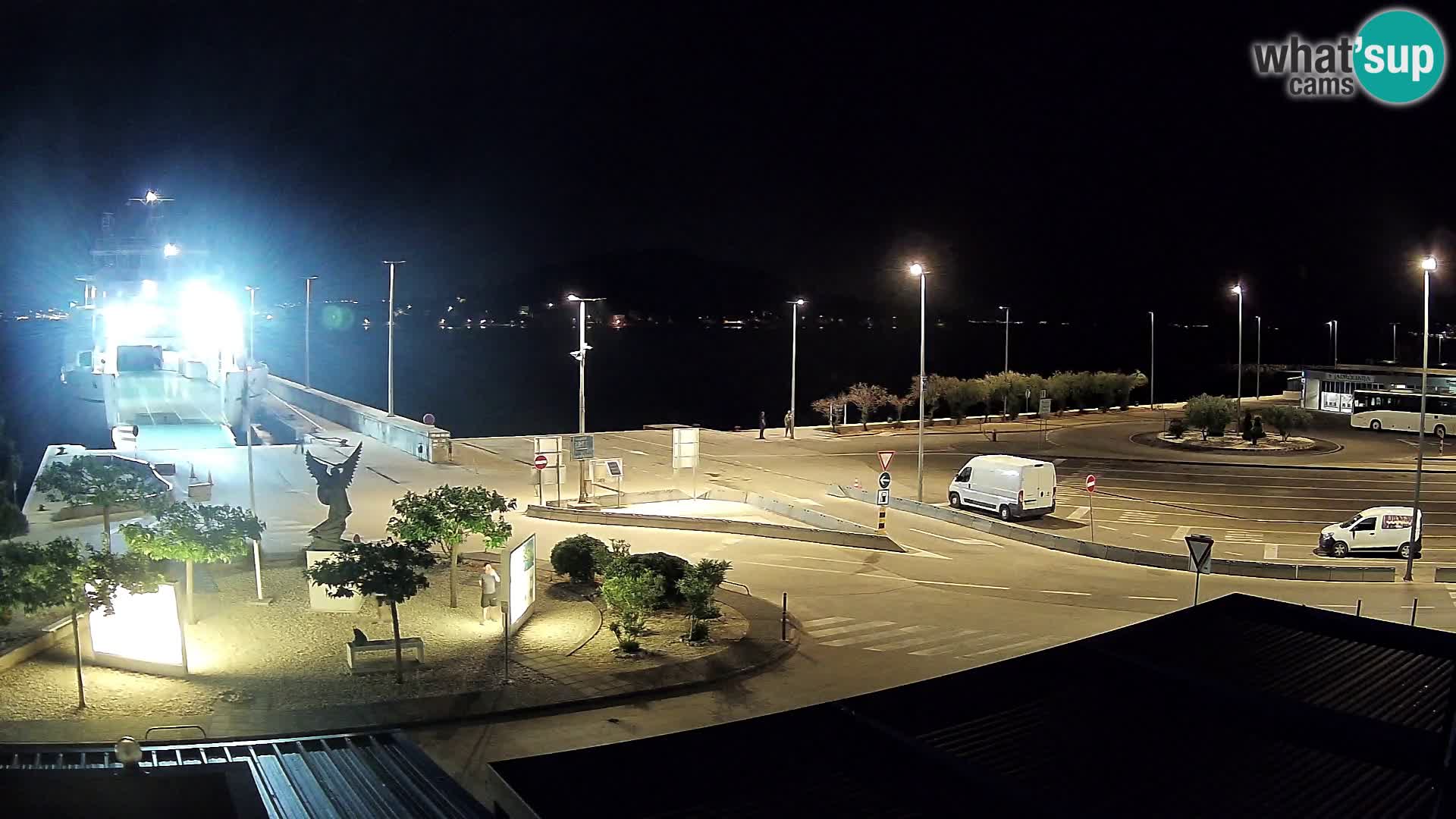 Webcam Ugliano – terminal traghetto da Preko a Zara