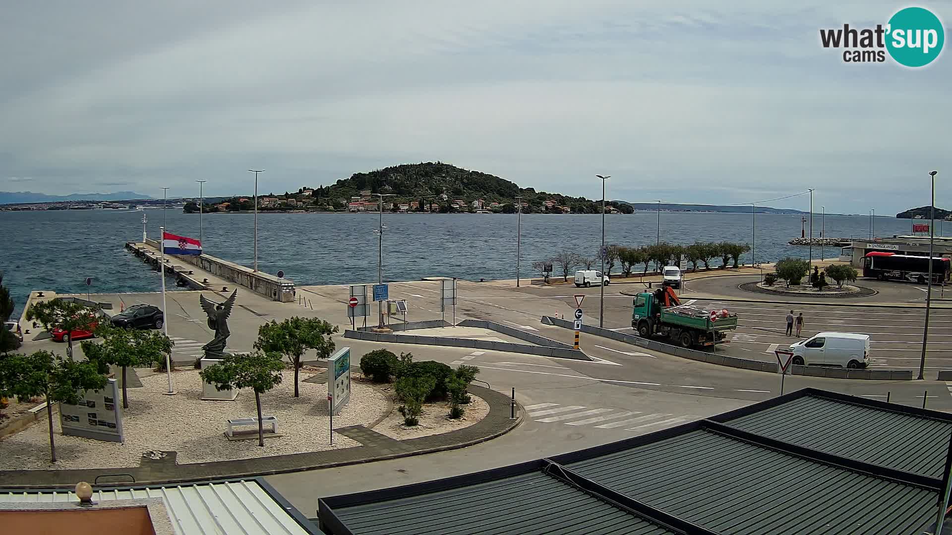 Webcam Ugljan – Preko Ferry to Zadar