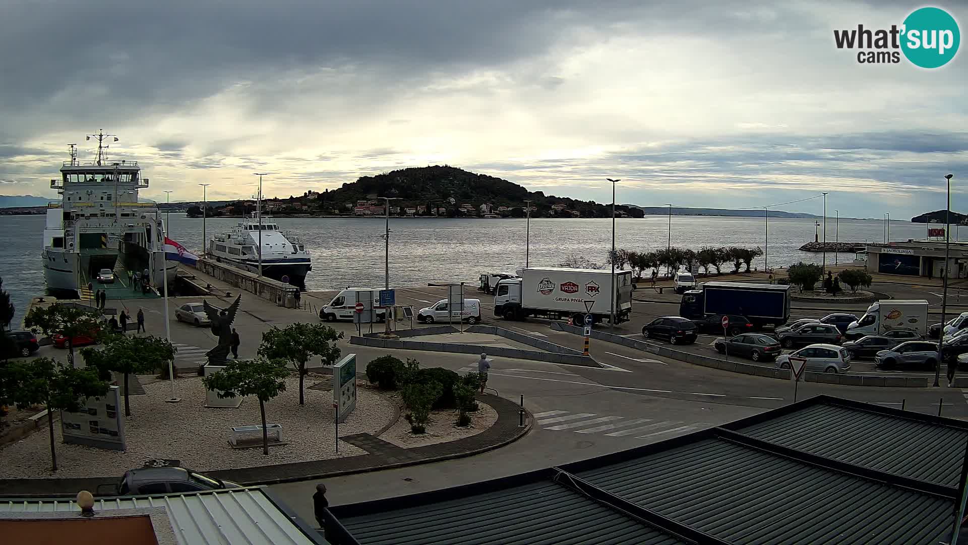 Webcam Ugljan – Preko Ferry to Zadar