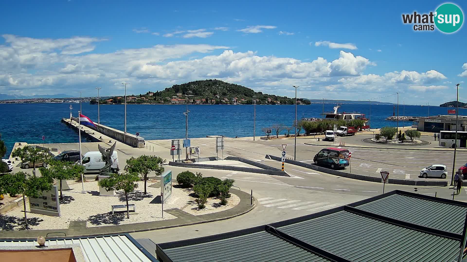Webcam Ugljan – Preko Ferry to Zadar