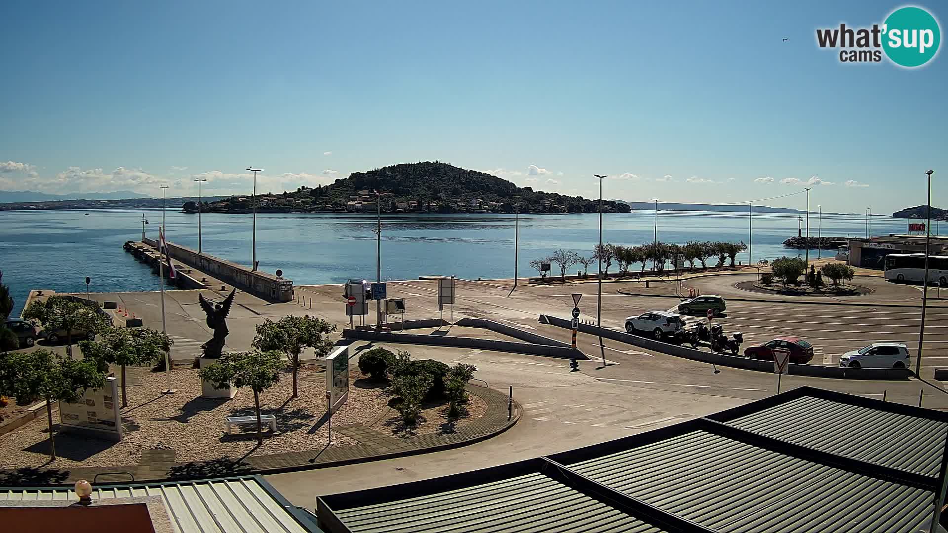 Webcam Ugljan – Preko Ferry to Zadar