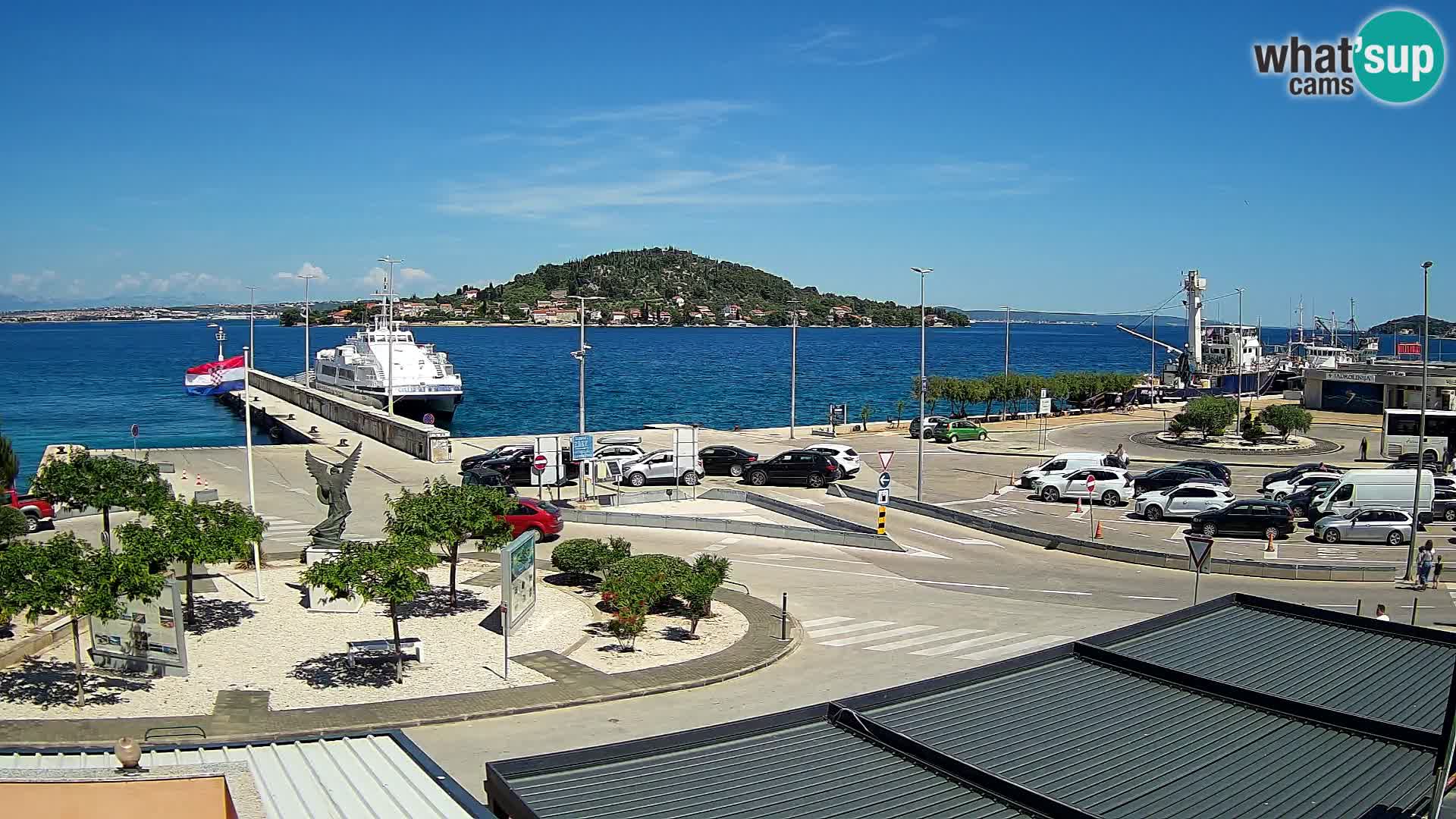 Webcam Ugljan – Preko Ferry to Zadar