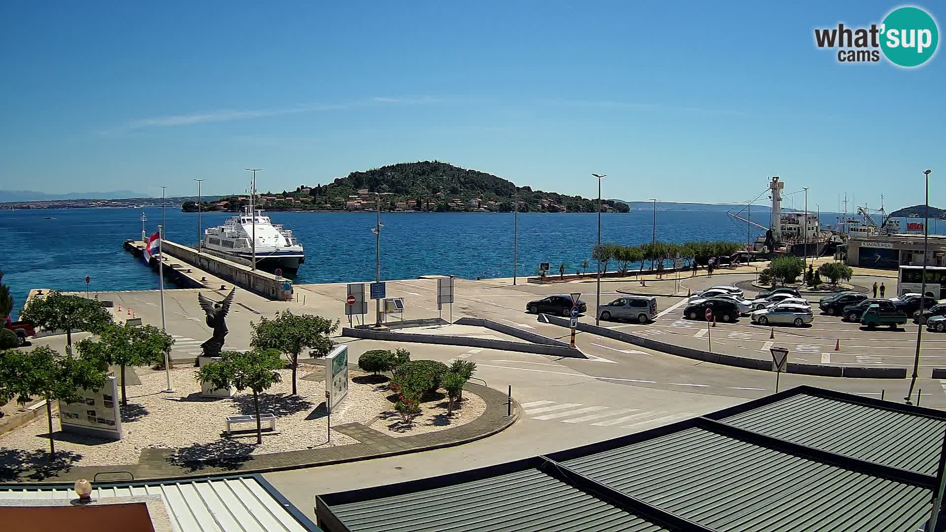 Webcam Ugljan – Preko Ferry to Zadar