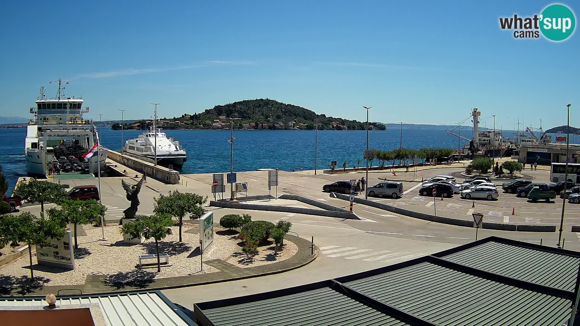Webcam Ugljan – Preko Ferry to Zadar