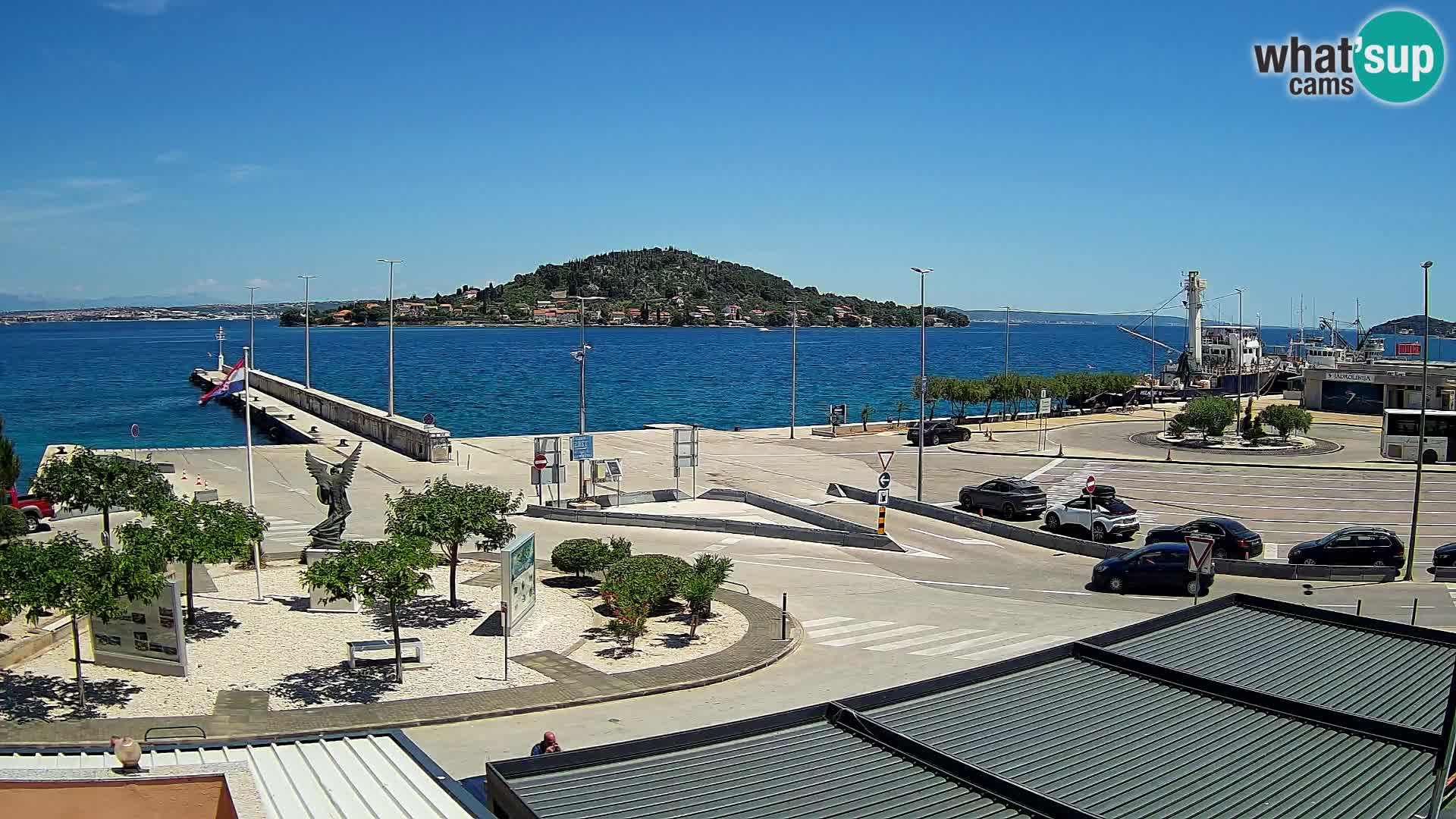 Webcam Ugljan – Preko Ferry to Zadar