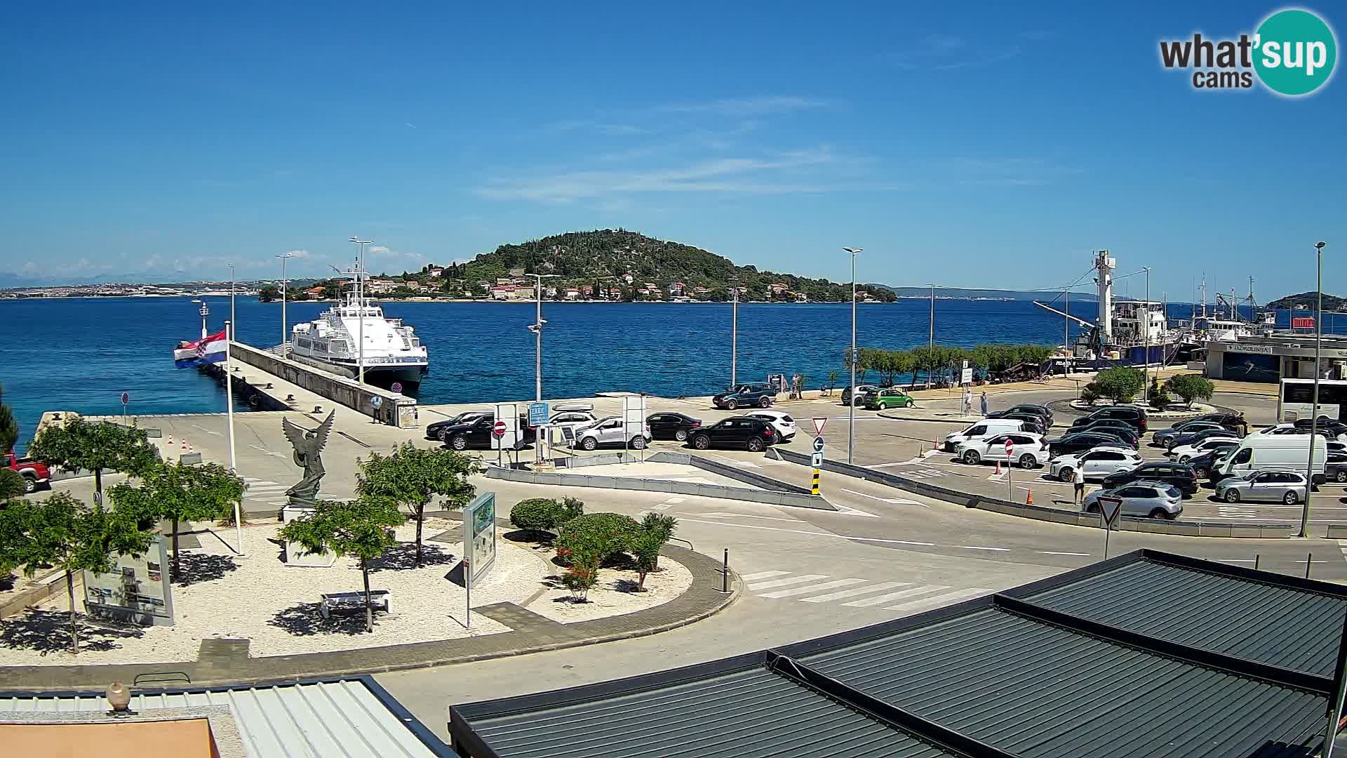Webcam Ugljan – Preko Ferry to Zadar