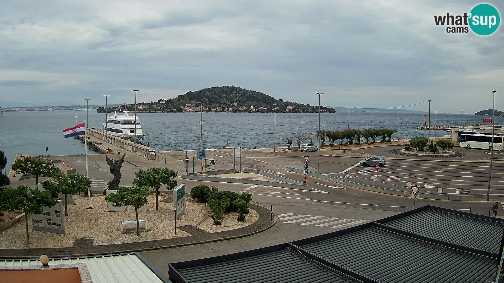 Webcam Ugljan – Preko Ferry to Zadar
