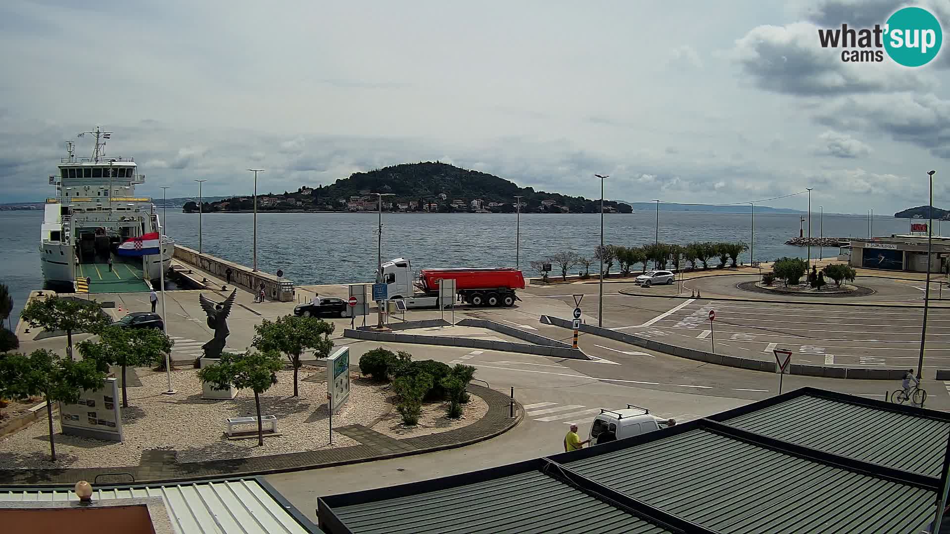 Webcam Ugljan – Preko Ferry to Zadar