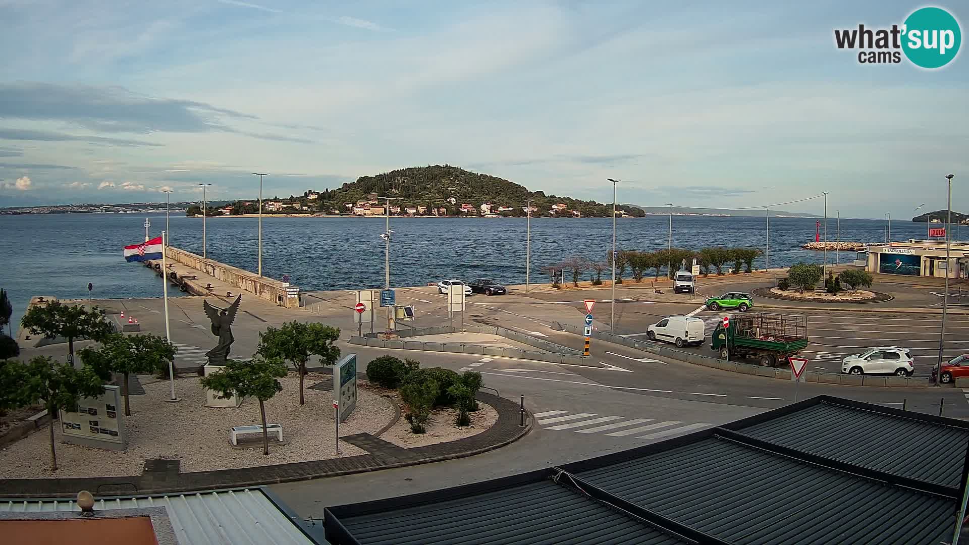Spletna kamera Ugljan – trajekt Preko – Zadar