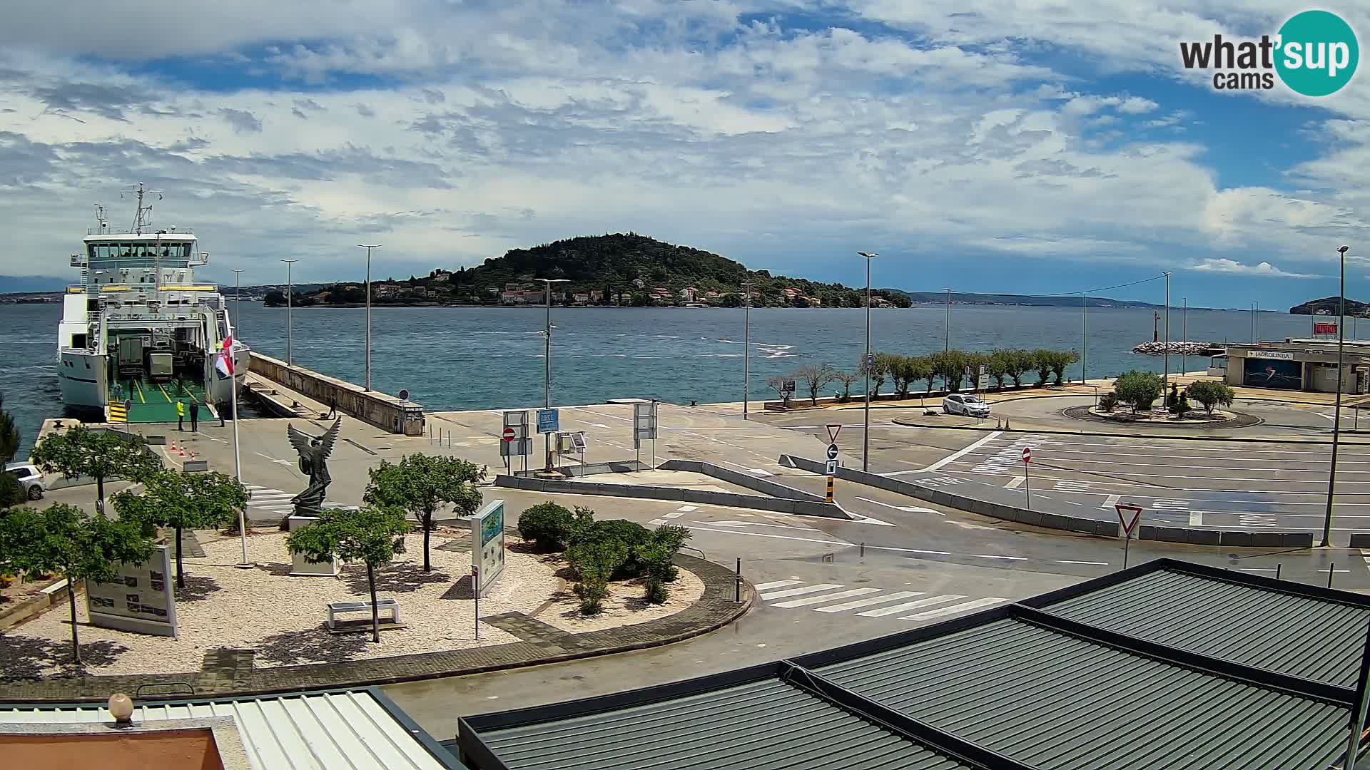 Spletna kamera Ugljan – trajekt Preko – Zadar