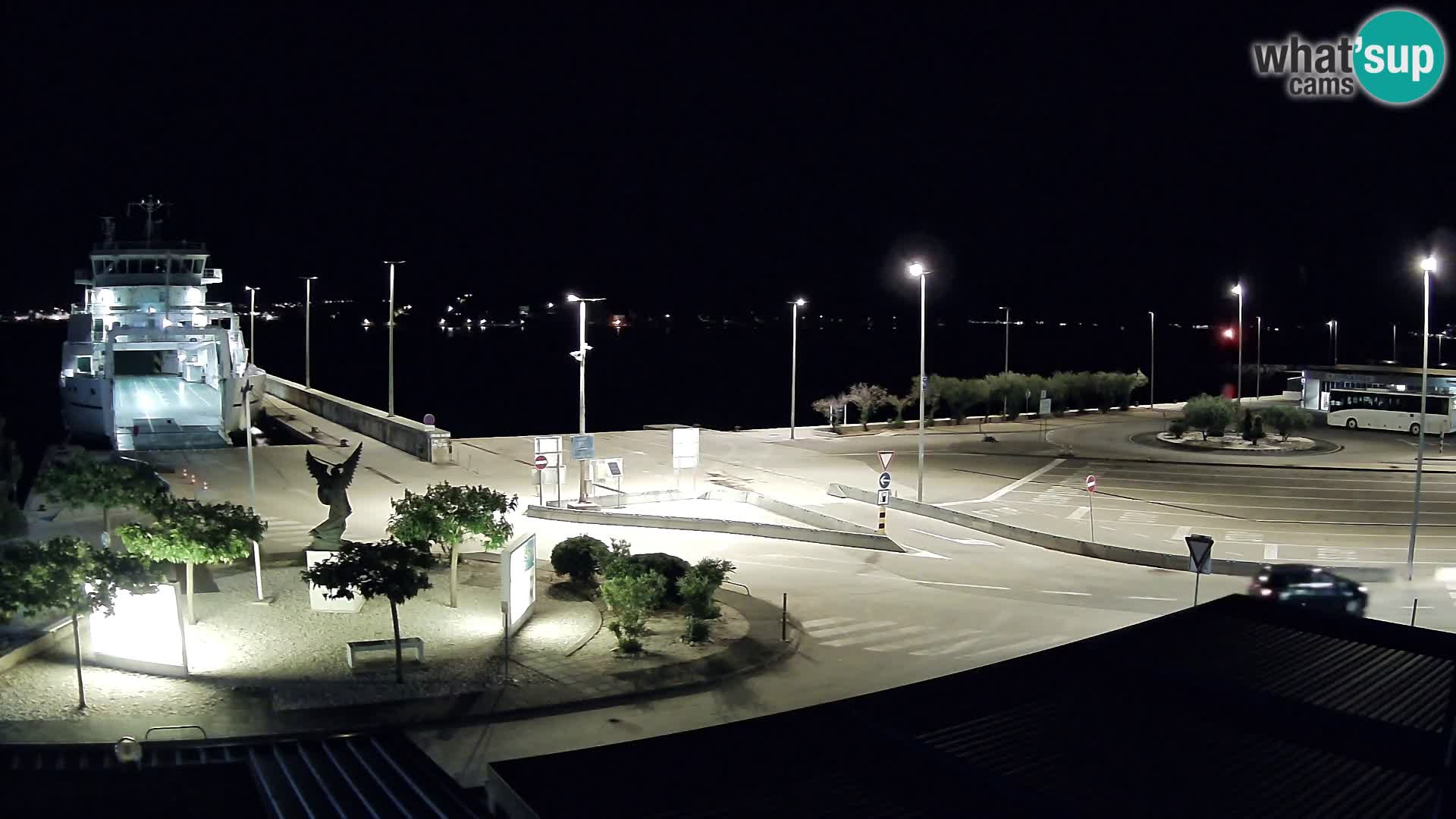 Webcam Ugliano – terminal traghetto da Preko a Zara