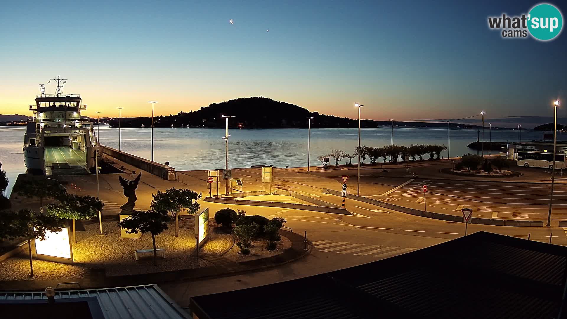 Webcam Ugliano – terminal traghetto da Preko a Zara