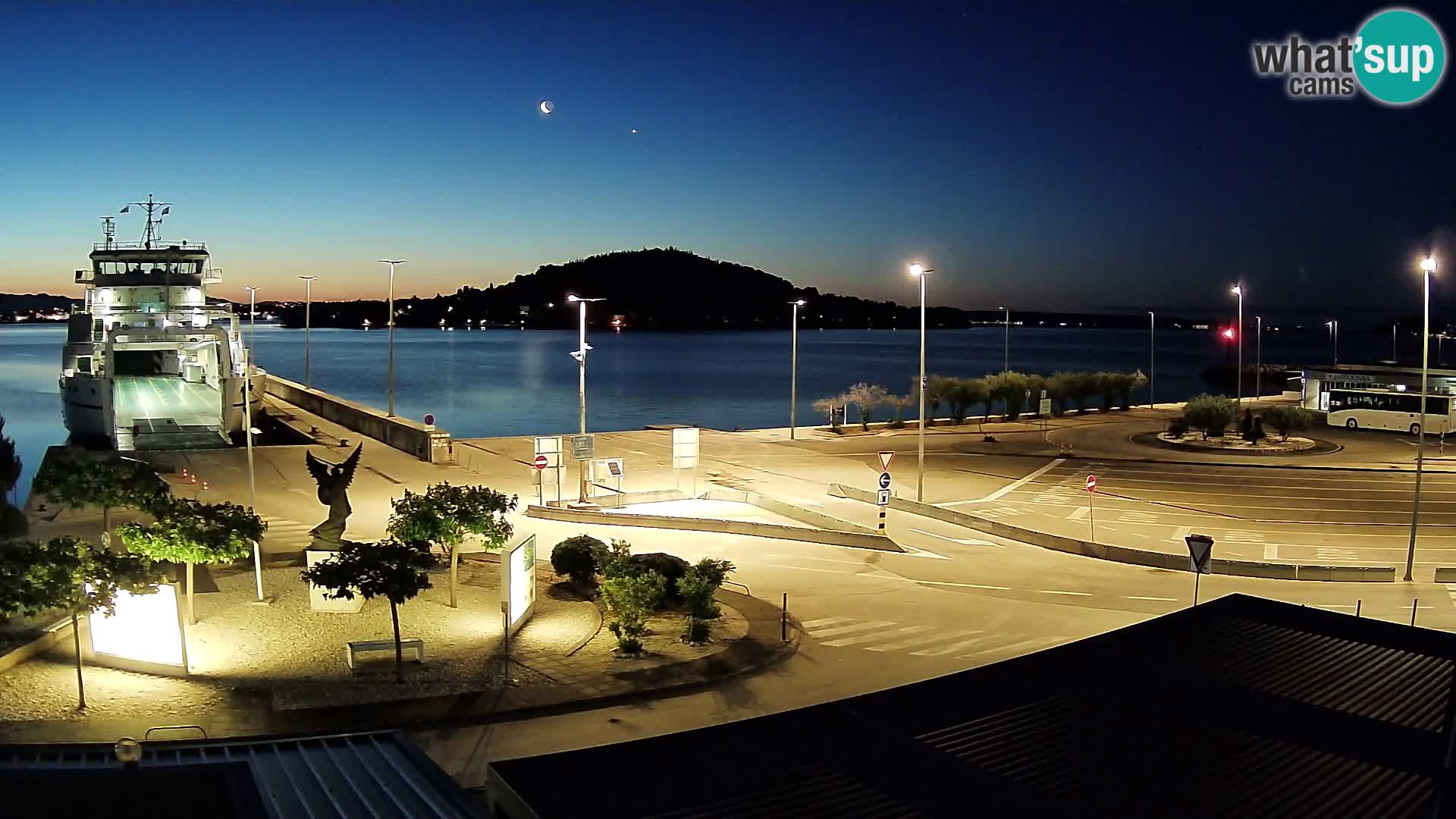 Webcam Ugliano – terminal traghetto da Preko a Zara