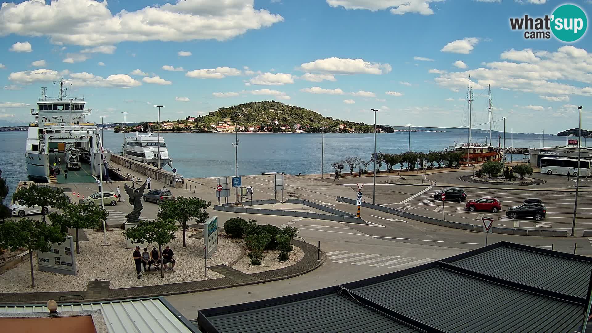 Webcam Ugliano – terminal traghetto da Preko a Zara