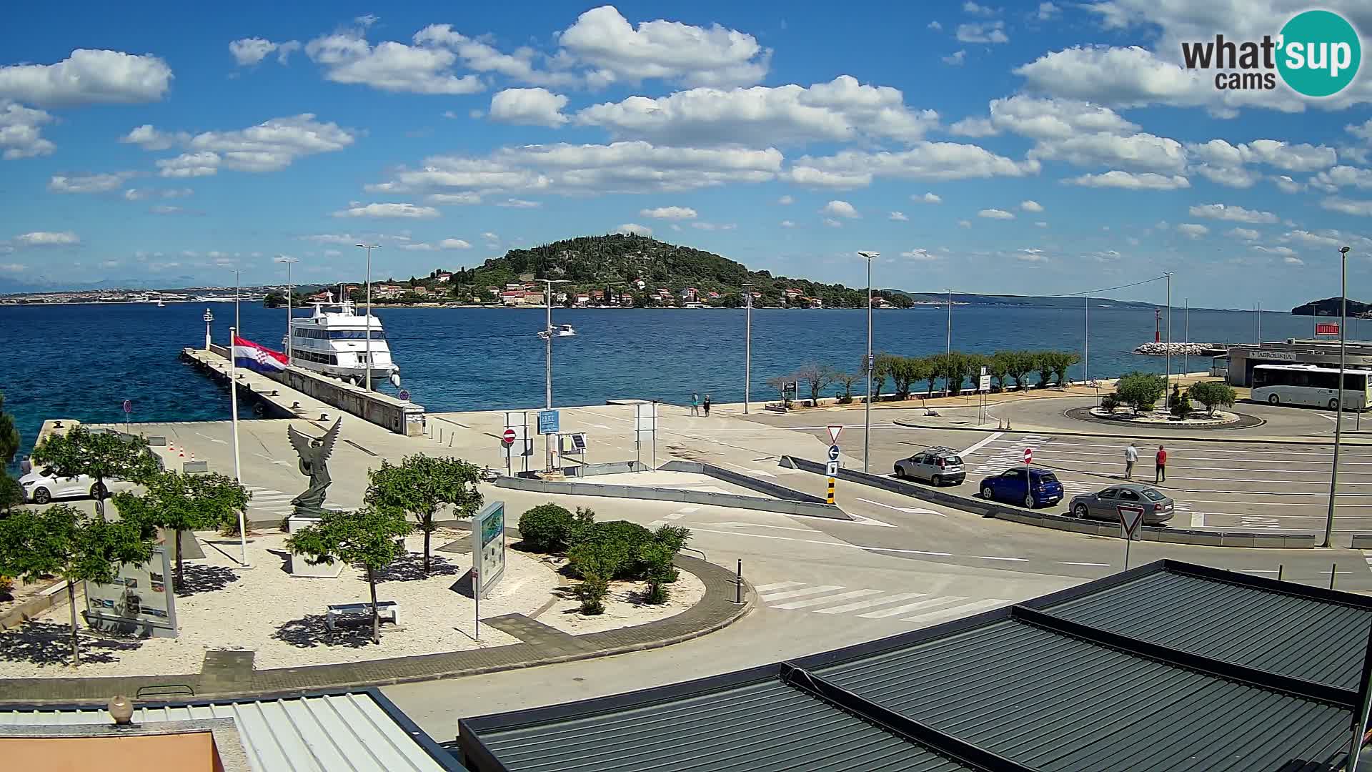 Webcam Ugliano – terminal traghetto da Preko a Zara