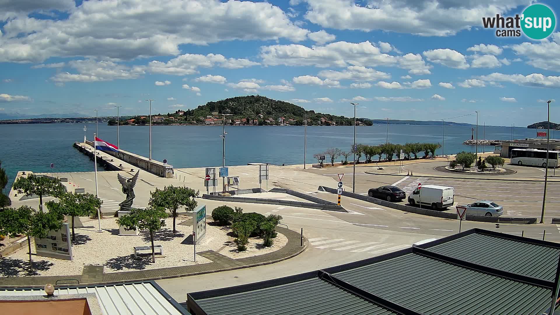 Spletna kamera Ugljan – trajekt Preko – Zadar