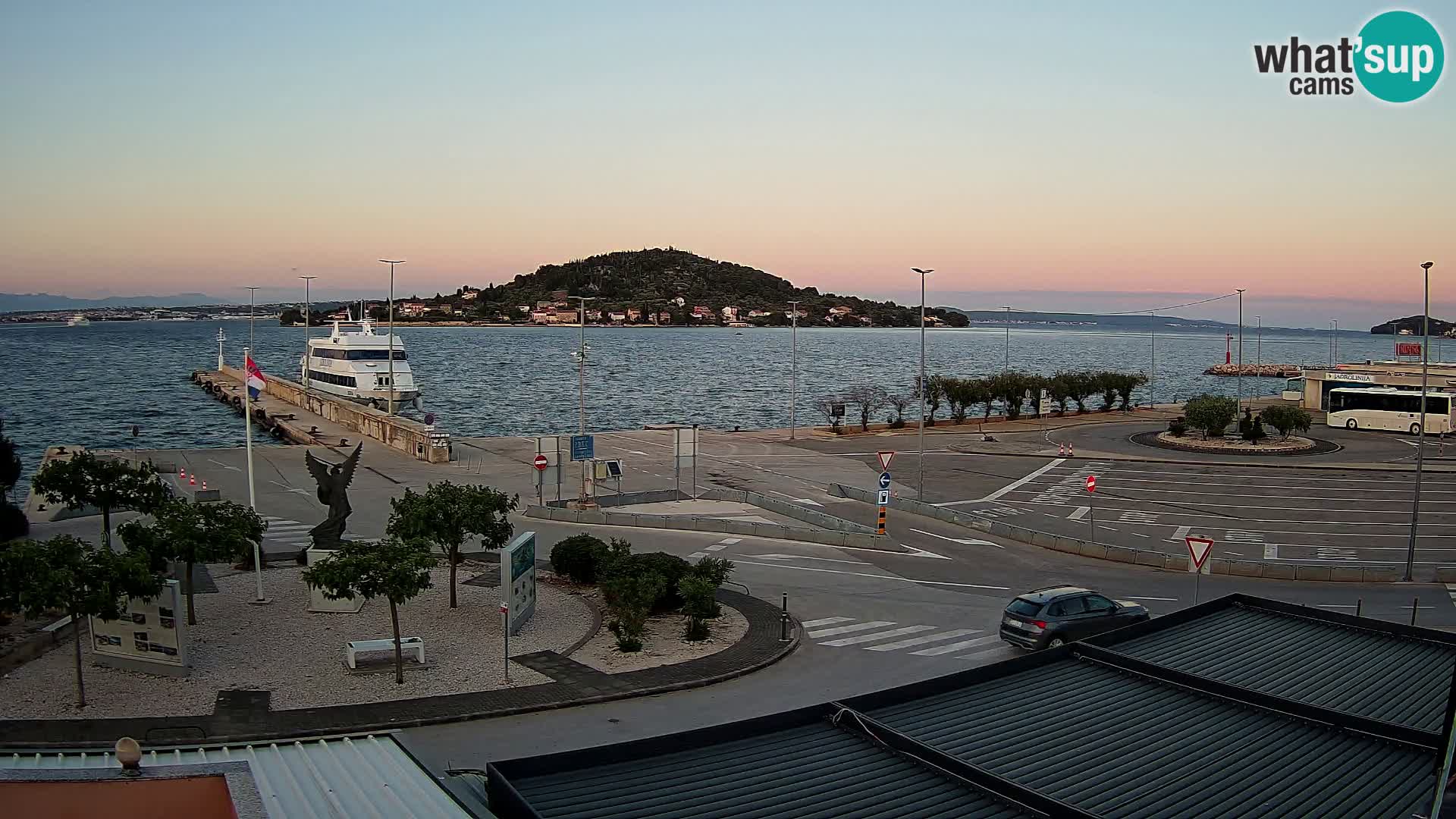 Webcam Ugliano – terminal traghetto da Preko a Zara