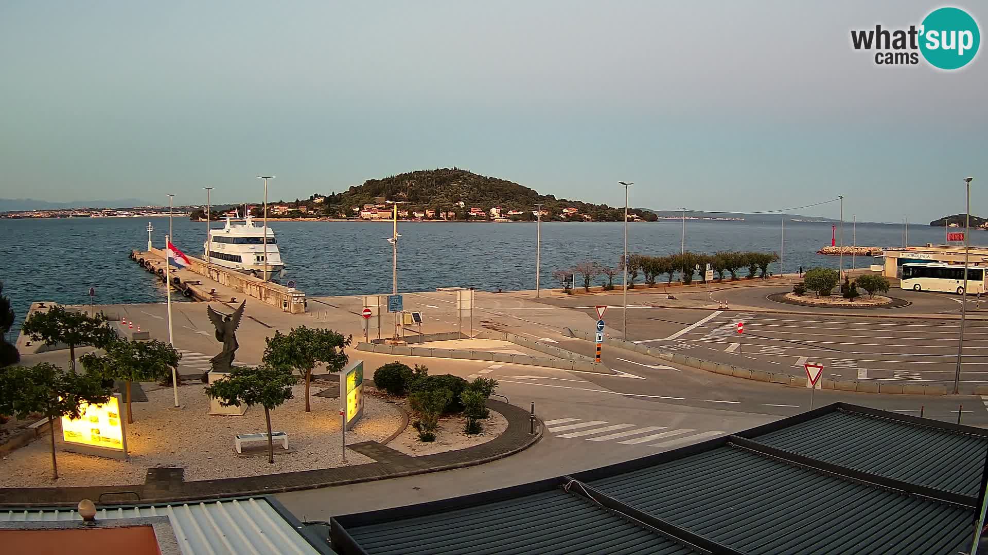 Webcam Ugliano – terminal traghetto da Preko a Zara