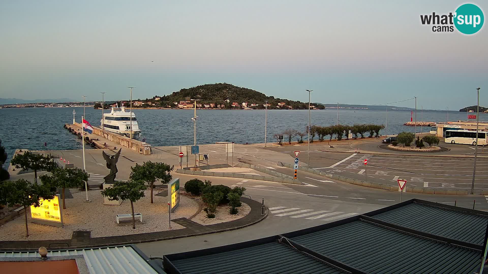 Spletna kamera Ugljan – trajekt Preko – Zadar