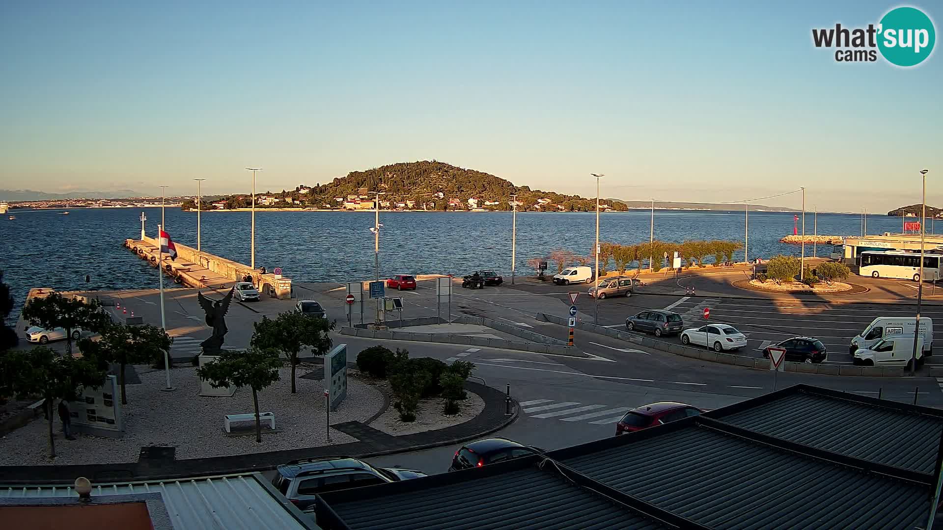 Webcam Ugliano – terminal traghetto da Preko a Zara