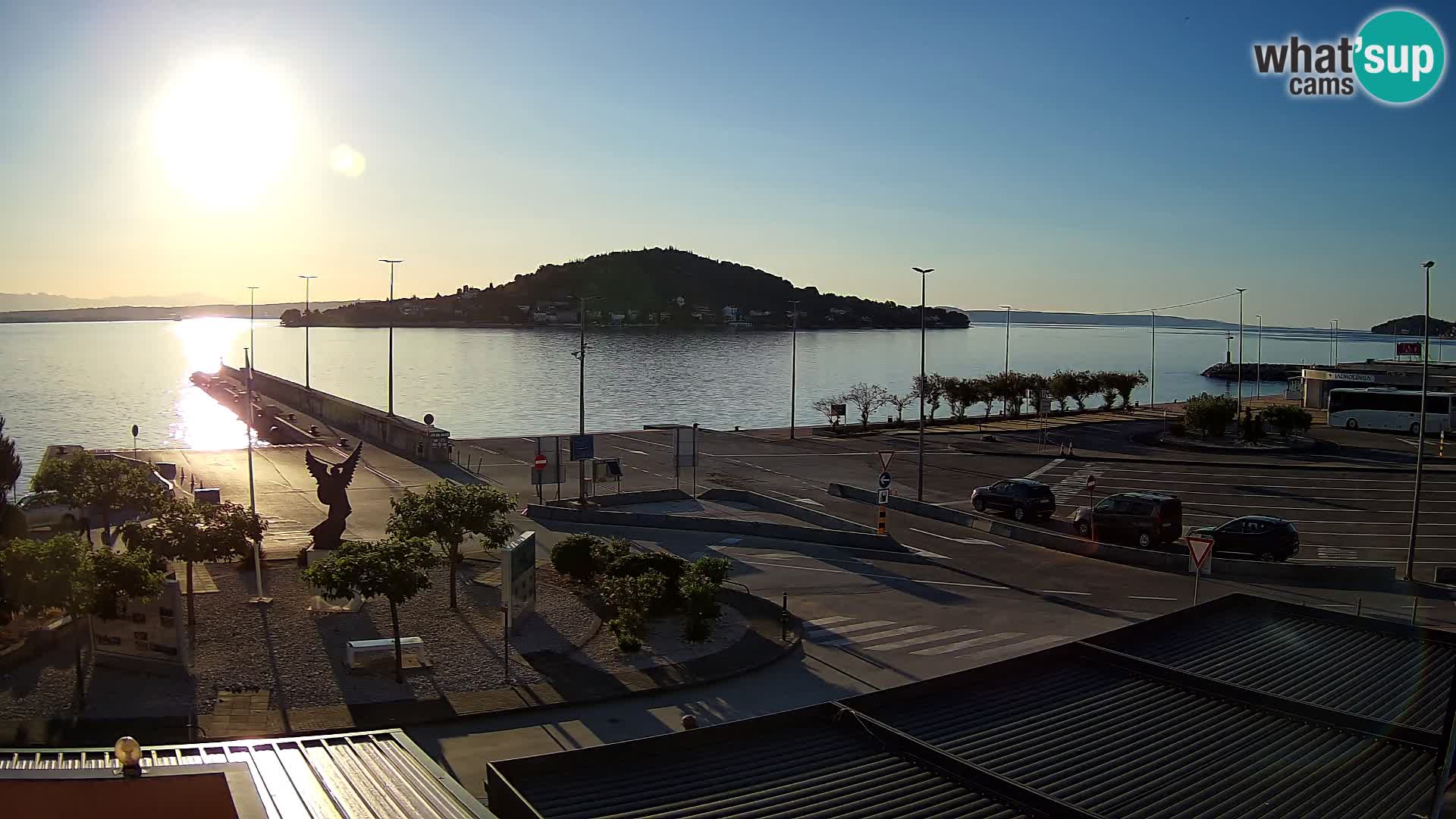 Webcam Ugliano – terminal traghetto da Preko a Zara