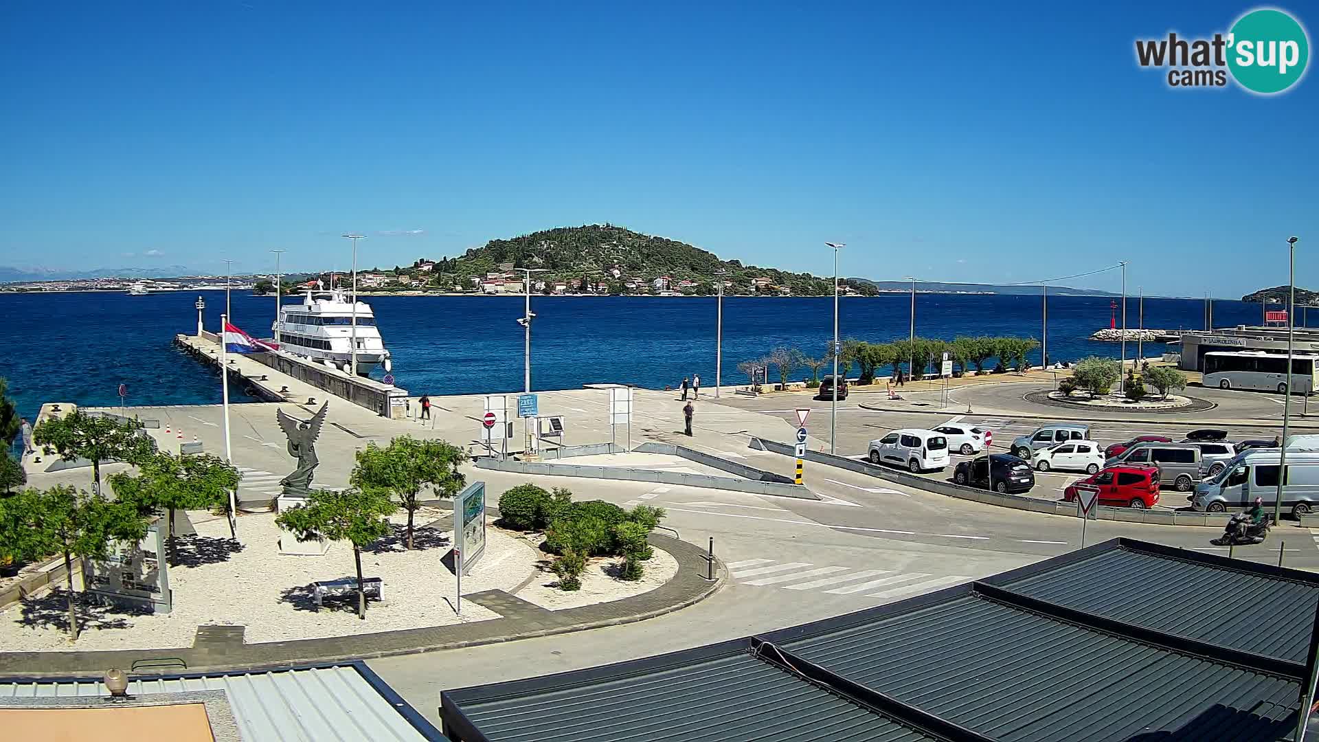 Web kamera Ugljan – Preko trajekt za Zadar