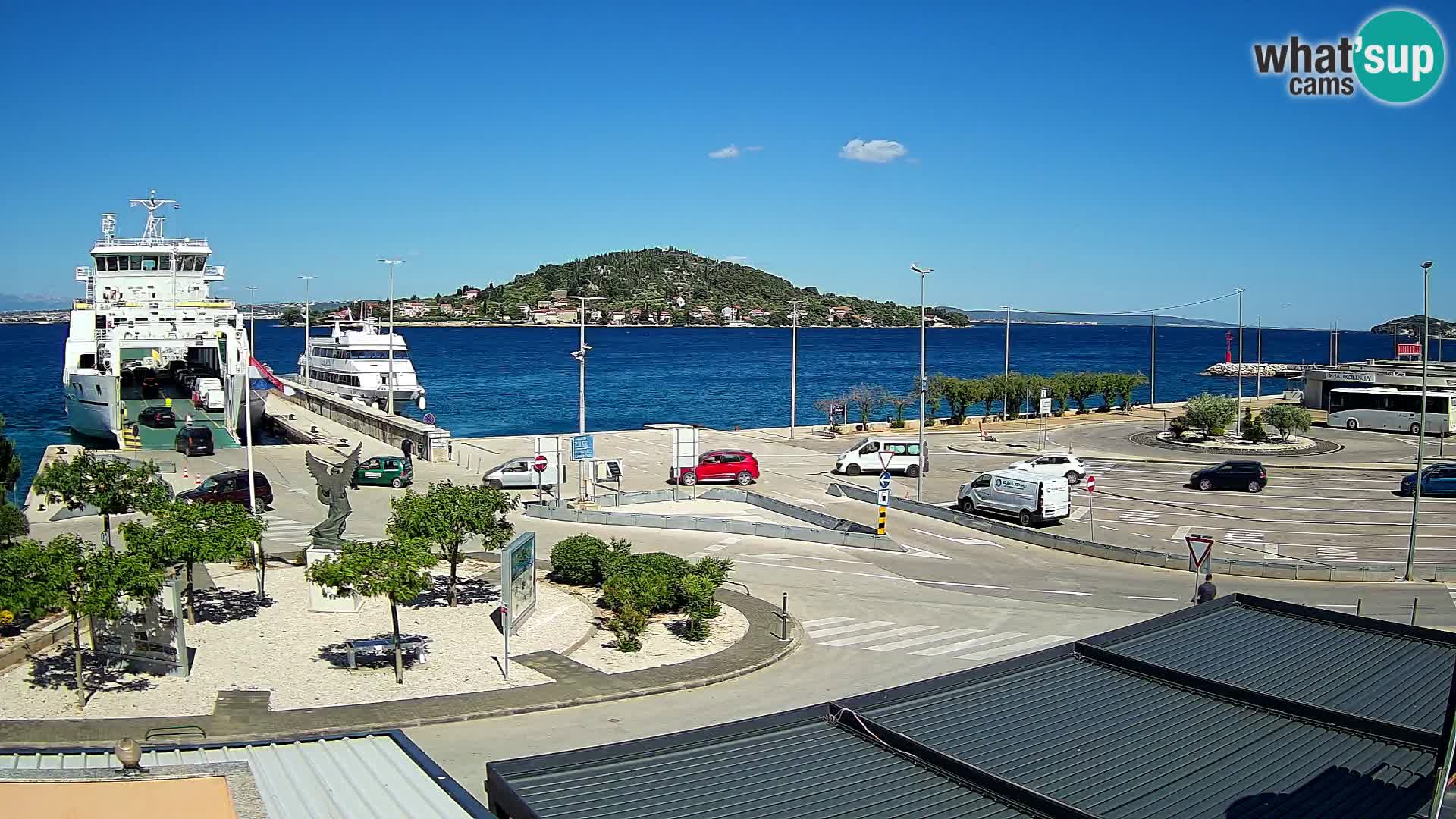 Spletna kamera Ugljan – trajekt Preko – Zadar