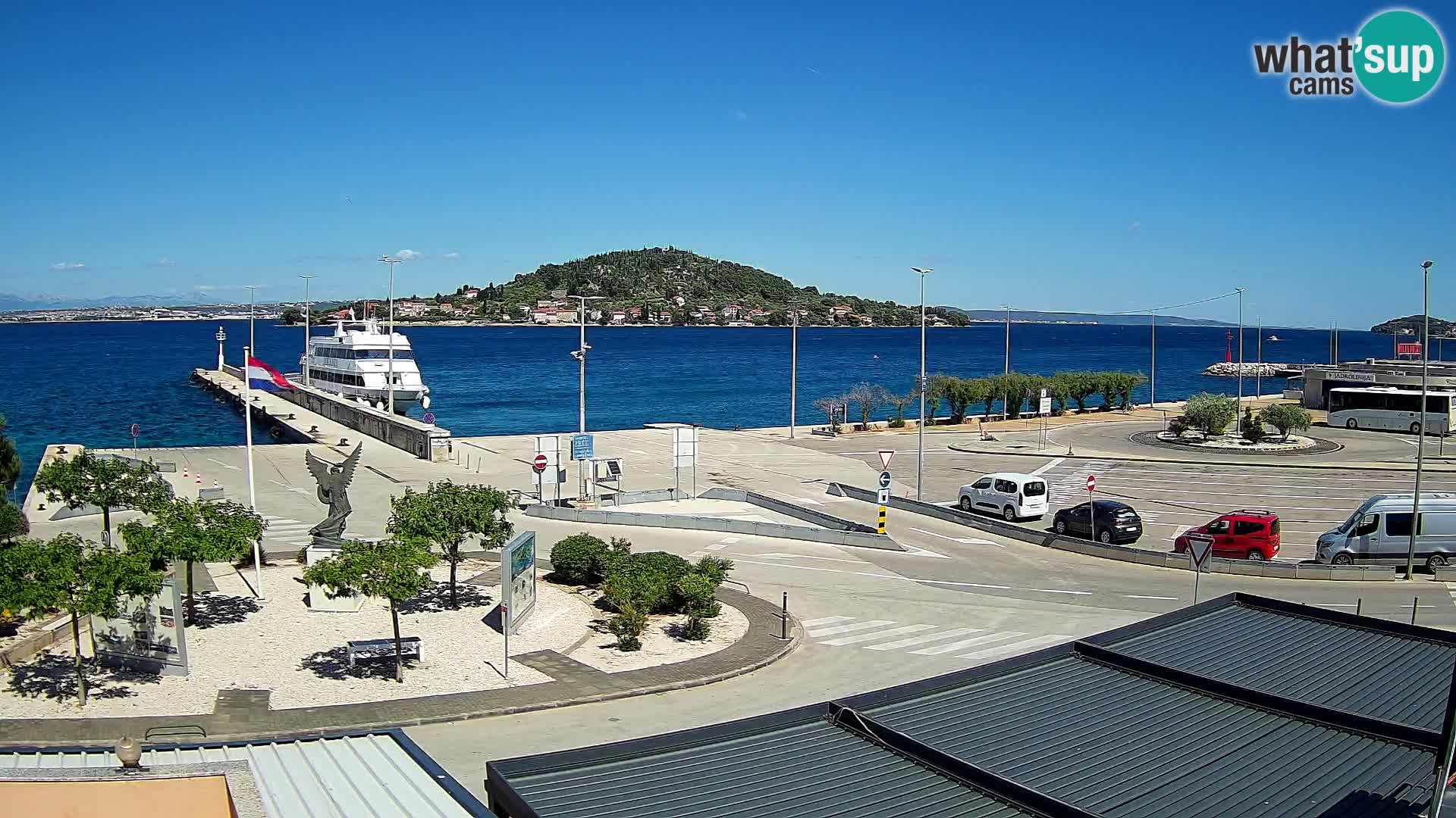 Webcam Ugliano – terminal traghetto da Preko a Zara