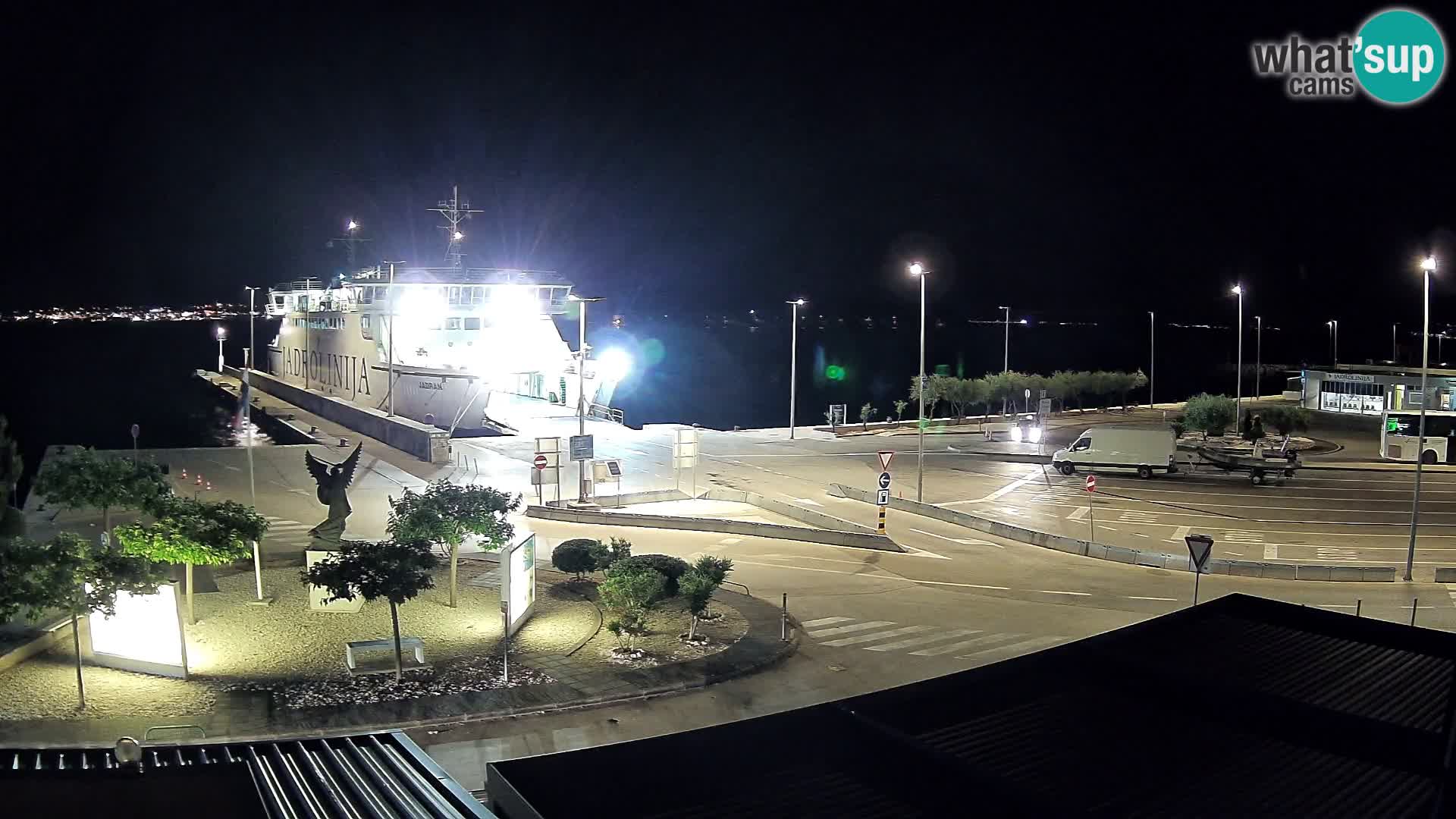 Spletna kamera Ugljan – trajekt Preko – Zadar