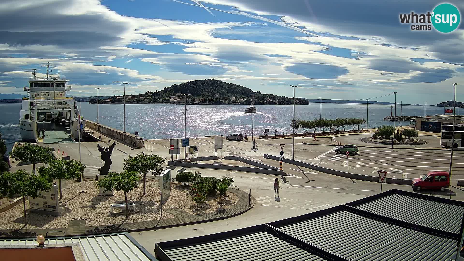 Webcam Ugliano – terminal traghetto da Preko a Zara