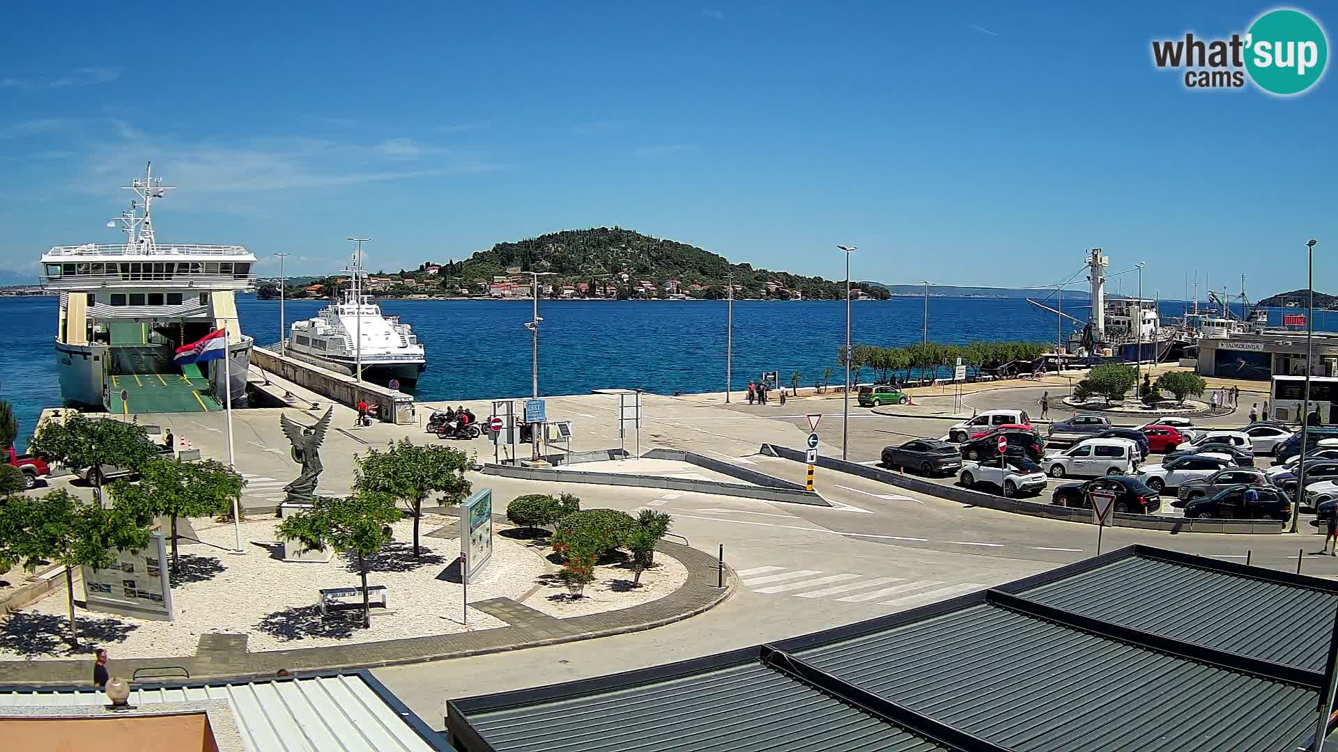 Webcam Ugljan – Preko Ferry to Zadar