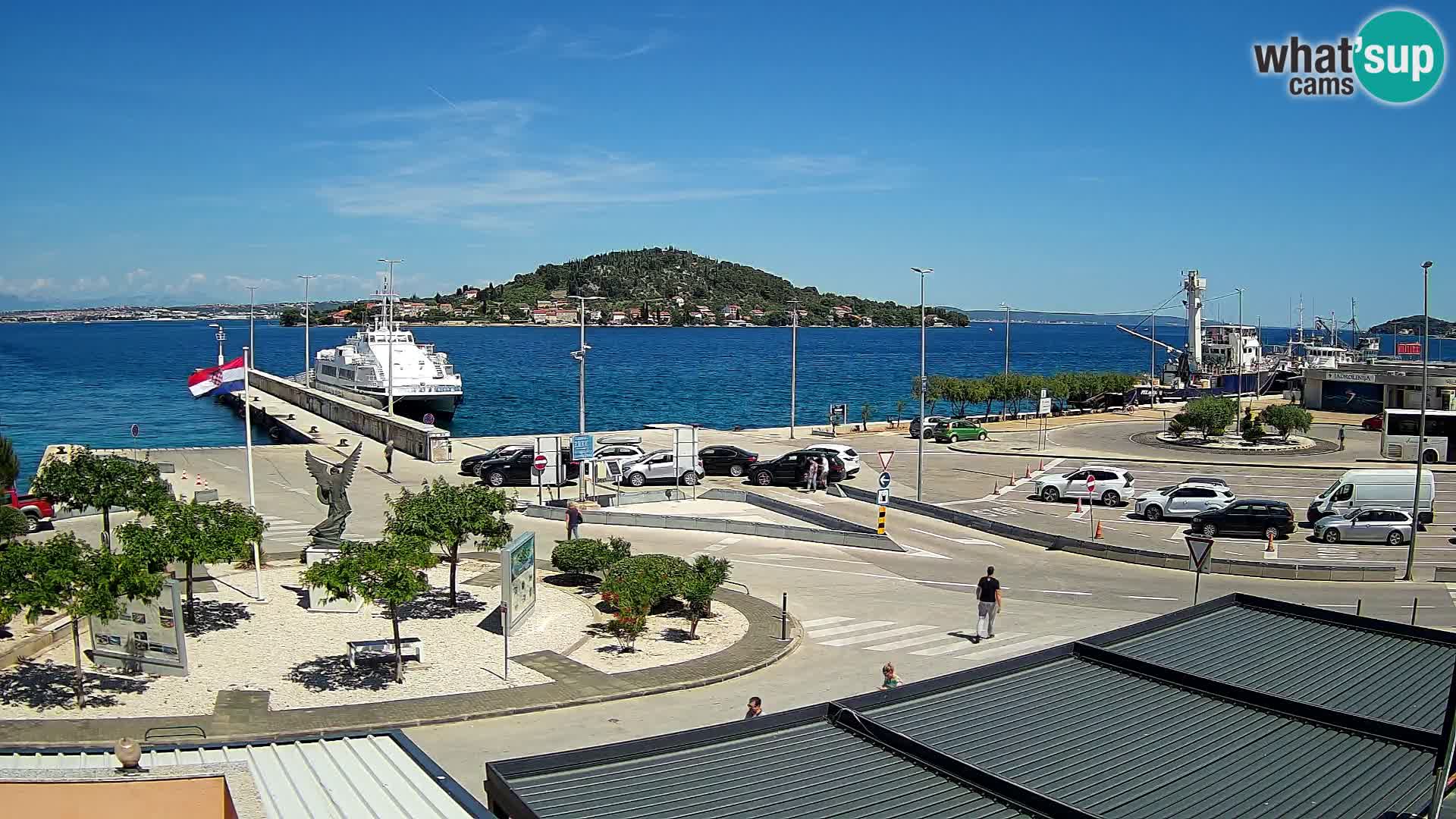 Webcam Ugliano – terminal traghetto da Preko a Zara