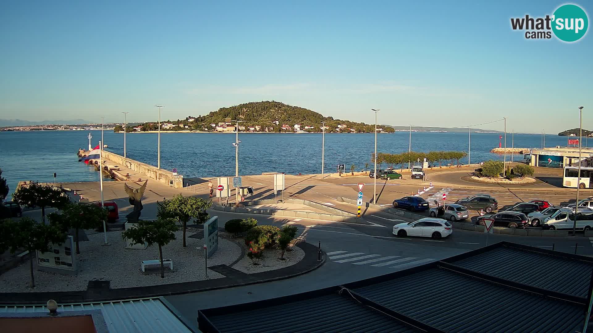 Spletna kamera Ugljan – trajekt Preko – Zadar