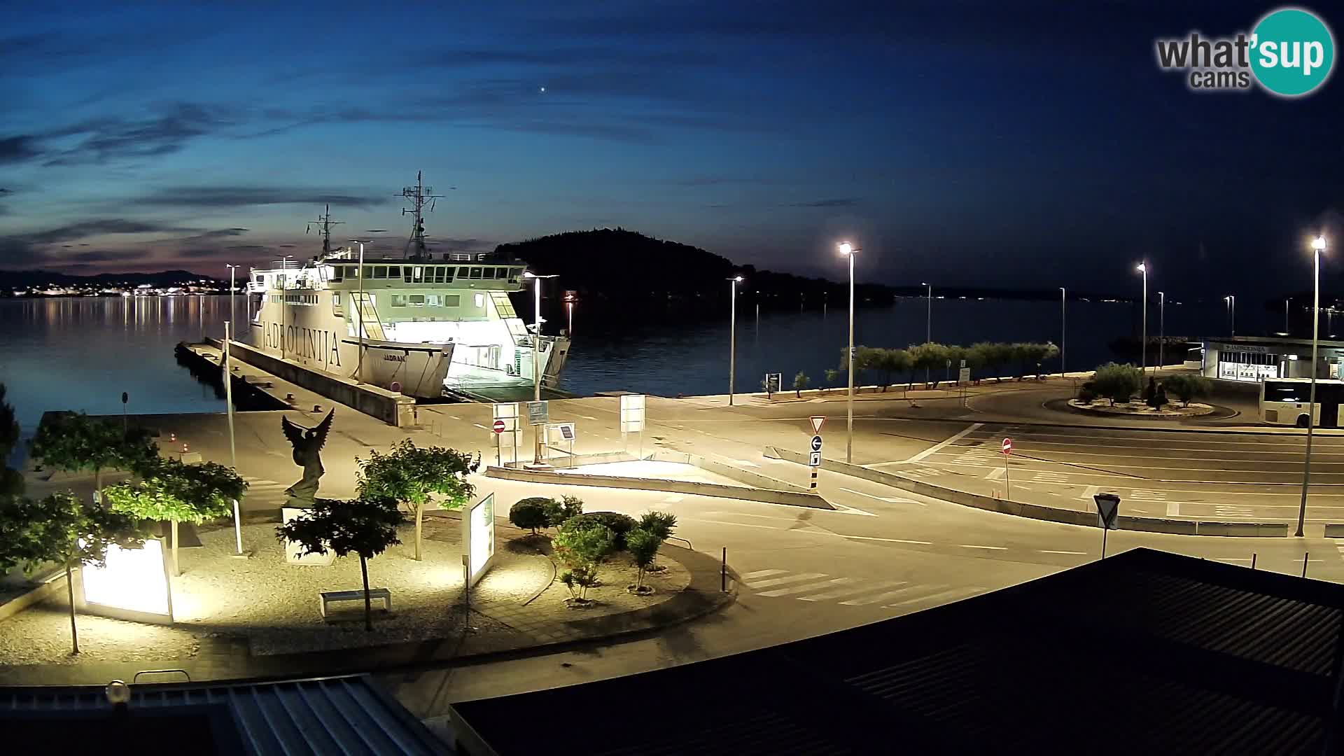 Webcam Ugliano – terminal traghetto da Preko a Zara