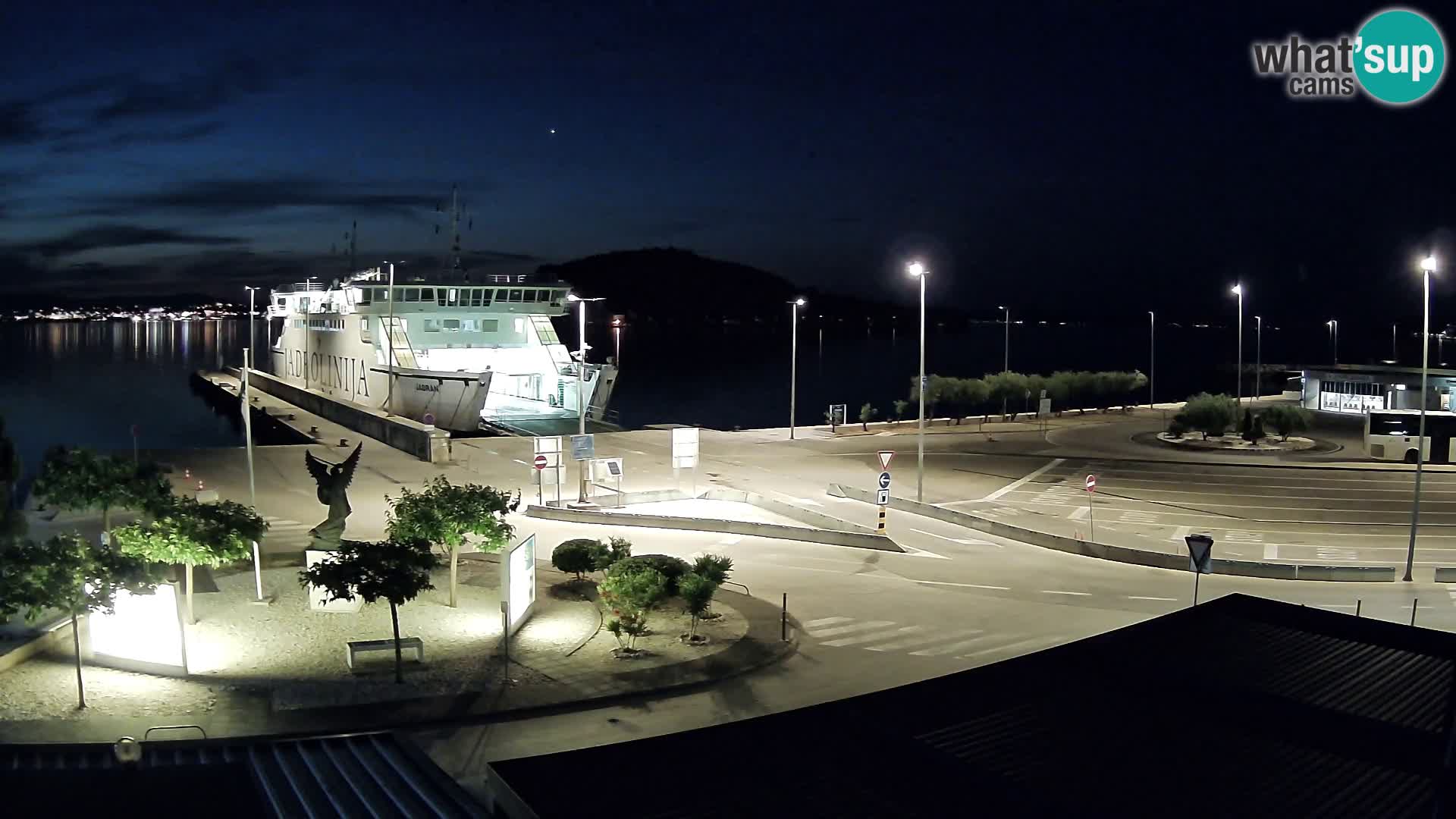 Webcam Ugliano – terminal traghetto da Preko a Zara